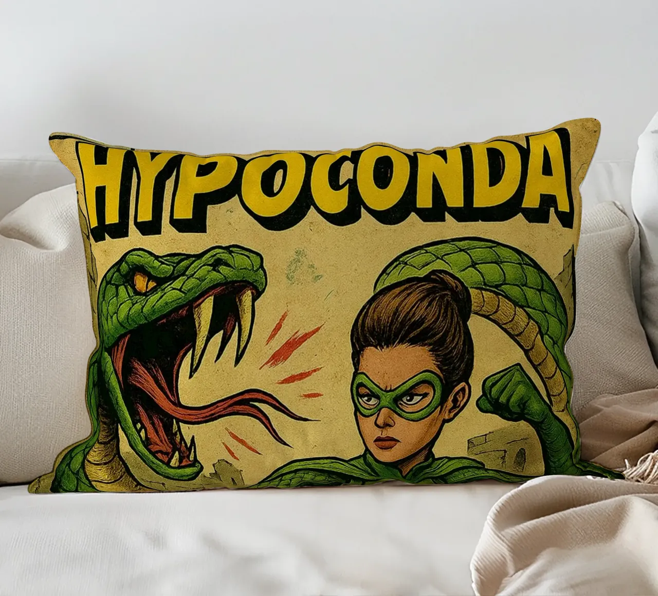 HYPOCONDA - Fresh Supes On The Block cuscino da Vintage Van Gogh