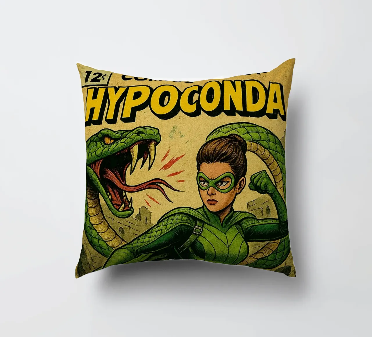 HYPOCONDA - Fresh Supes On The Block cuscino da Vintage Van Gogh