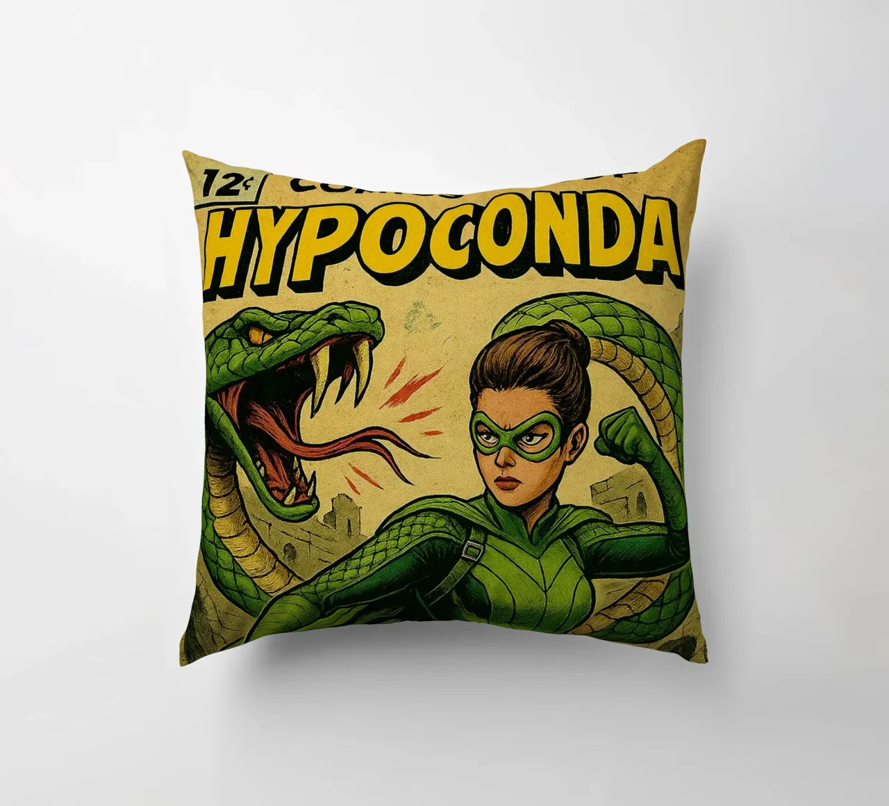 HYPOCONDA - Fresh Supes On The Block cuscino da Vintage Van Gogh
