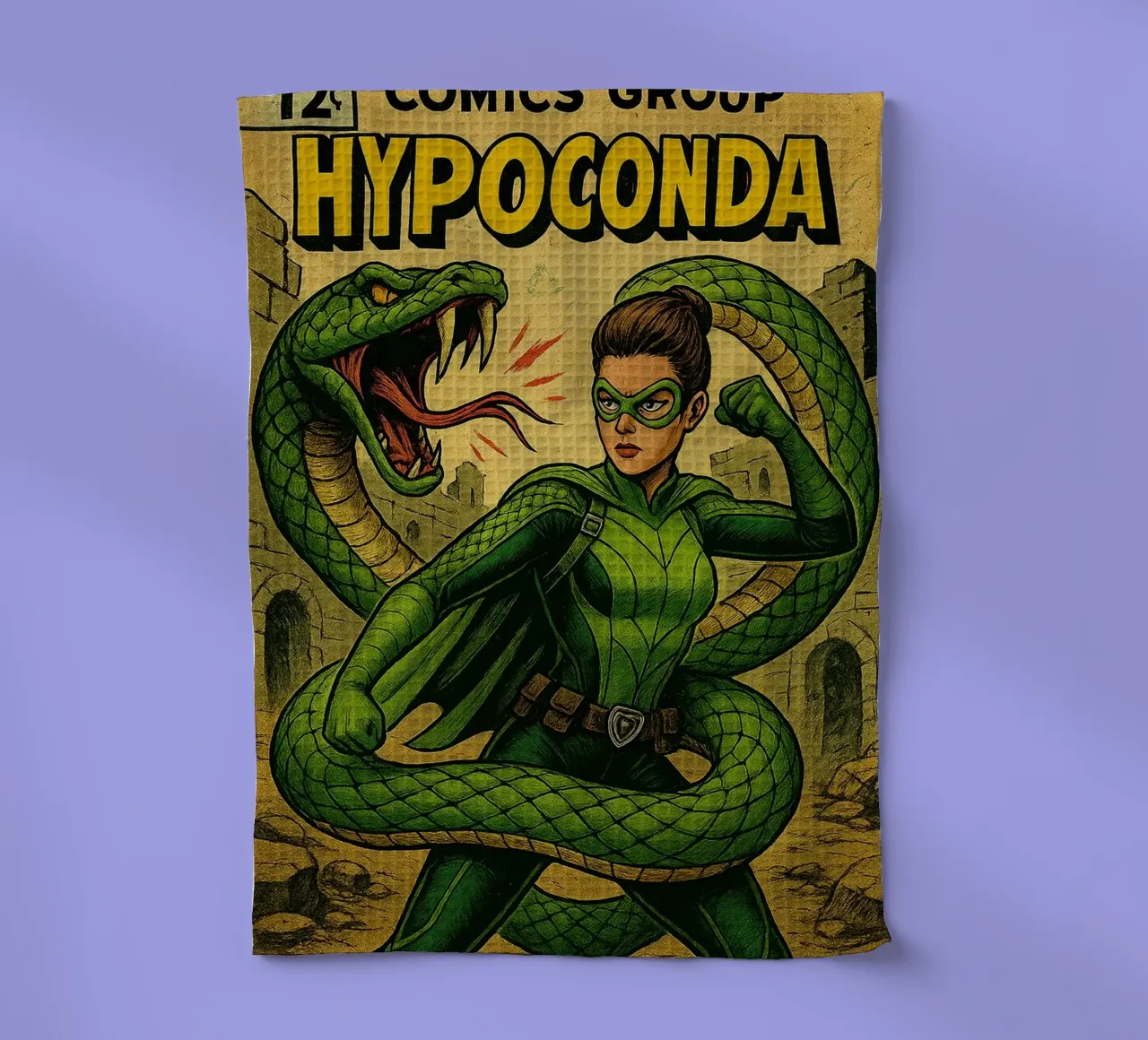 HYPOCONDA - Fresh Supes On The Block canovaccio da cucina da Vintage Van Gogh