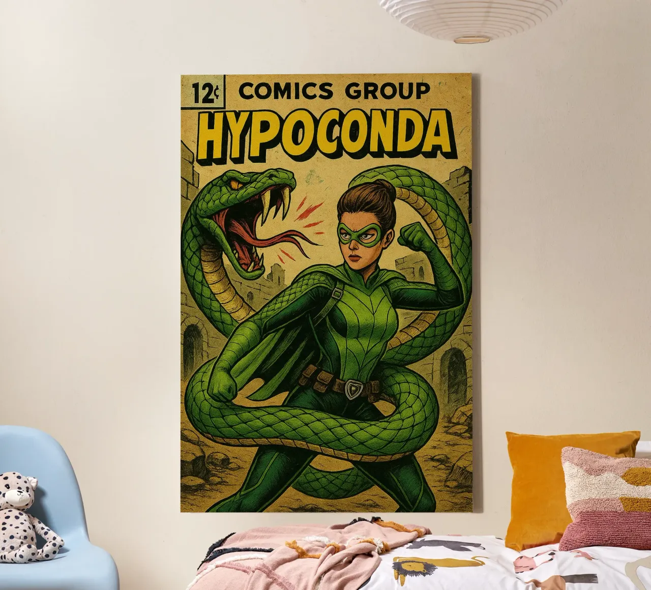 HYPOCONDA - Fresh Supes On The Block tela da Vintage Van Gogh