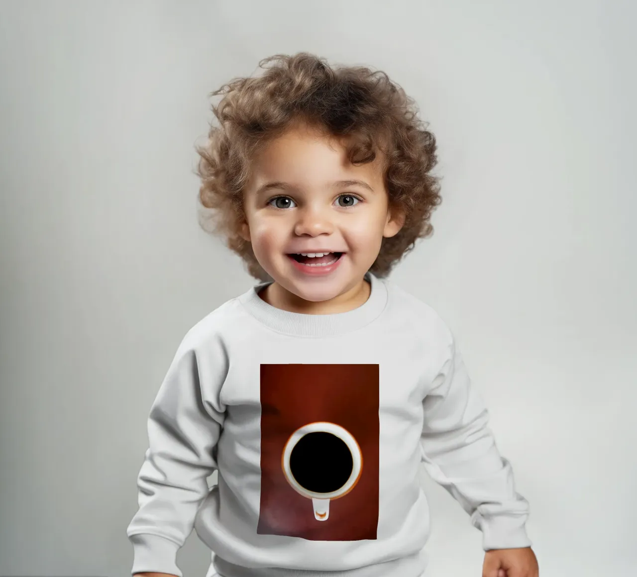 Cafe Liebe, espresso dall'Italia felpa neonato da fotokunst