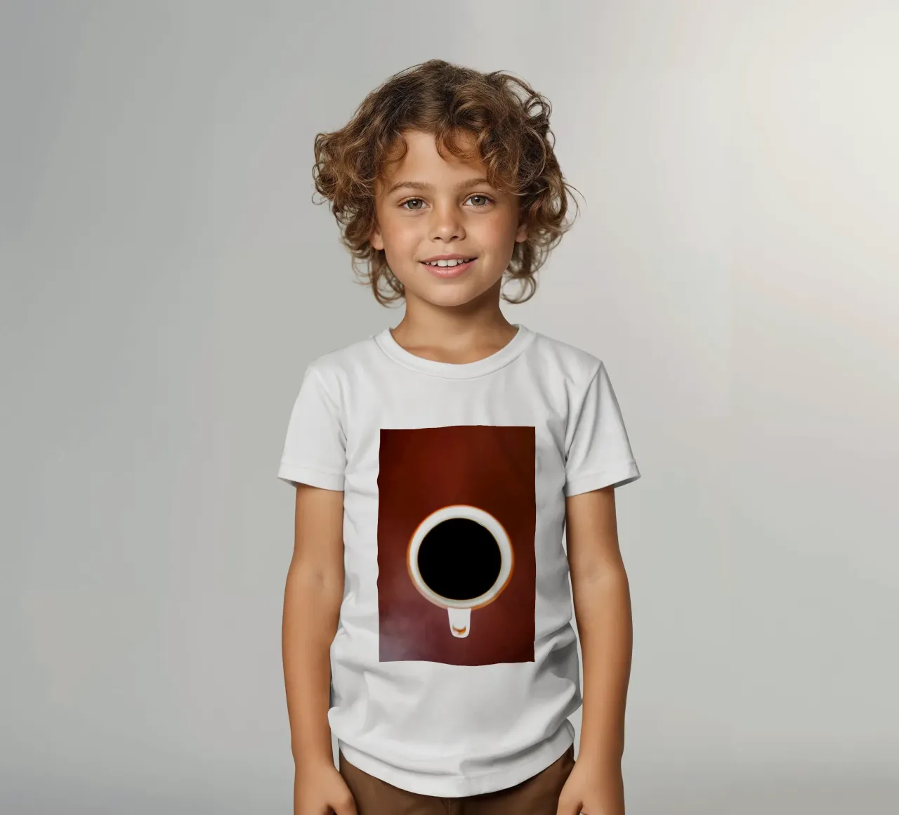 Caffè Liebe t-shirt bambini da Simon Koy