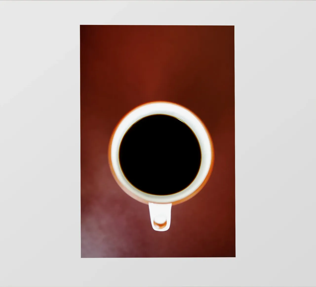 Cafe Liebe, espresso dall'Italia telo in pvc da fotokunst