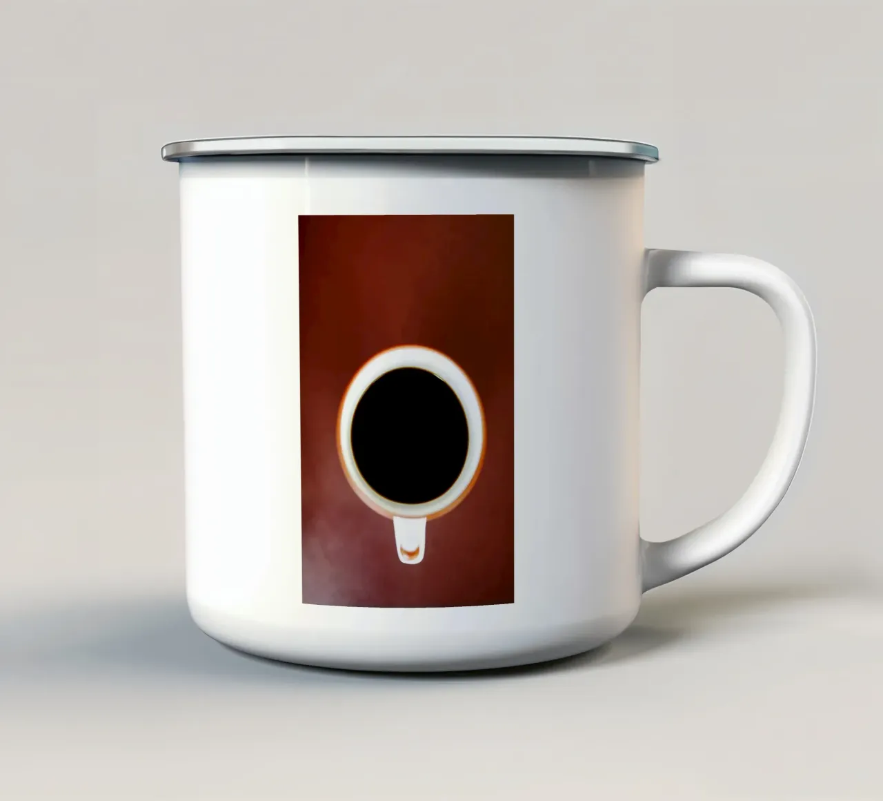 Caffè Liebe tazza in smalto da Simon Koy