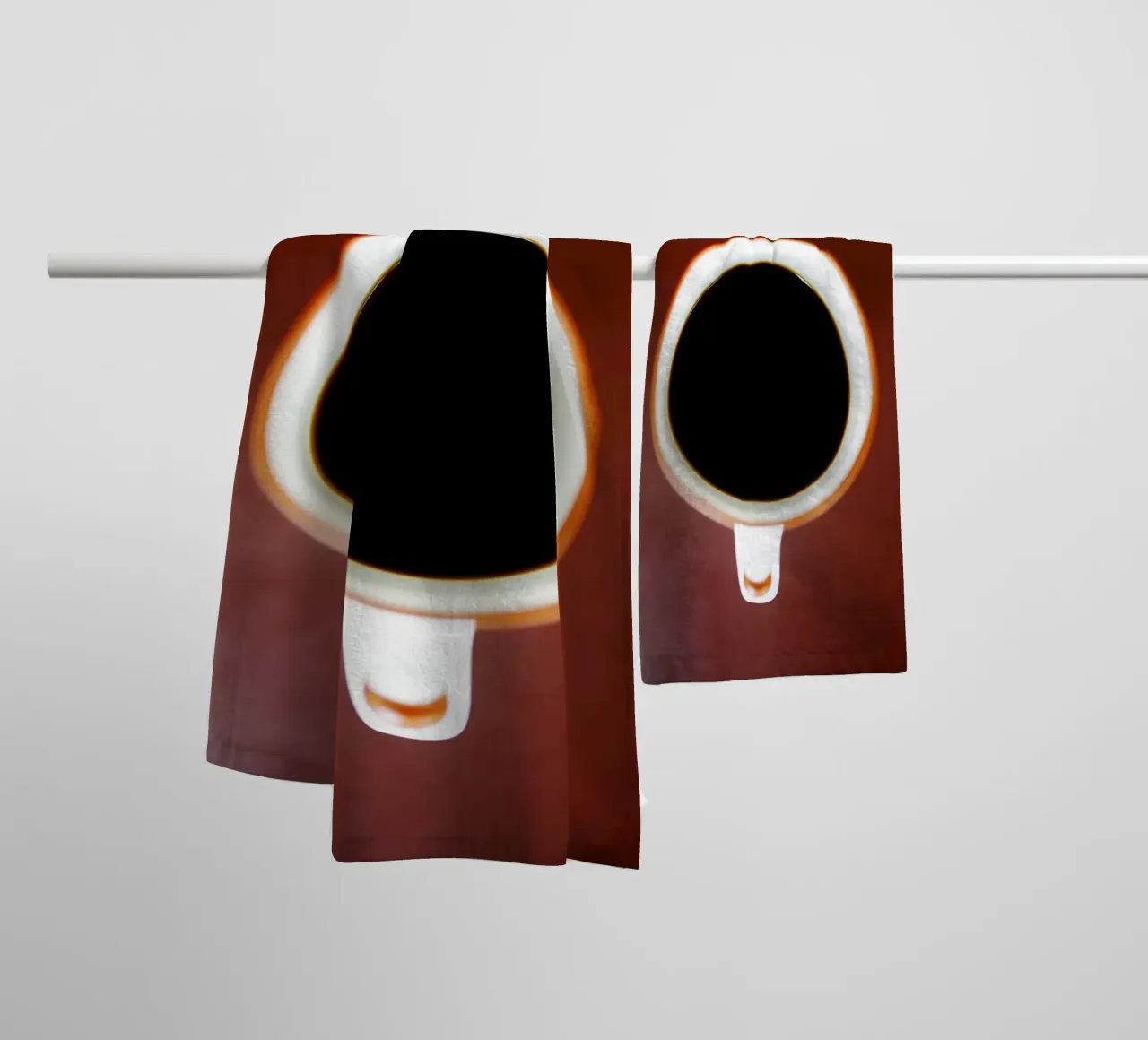 Caffè Liebe asciugamano da bagno da Simon Koy