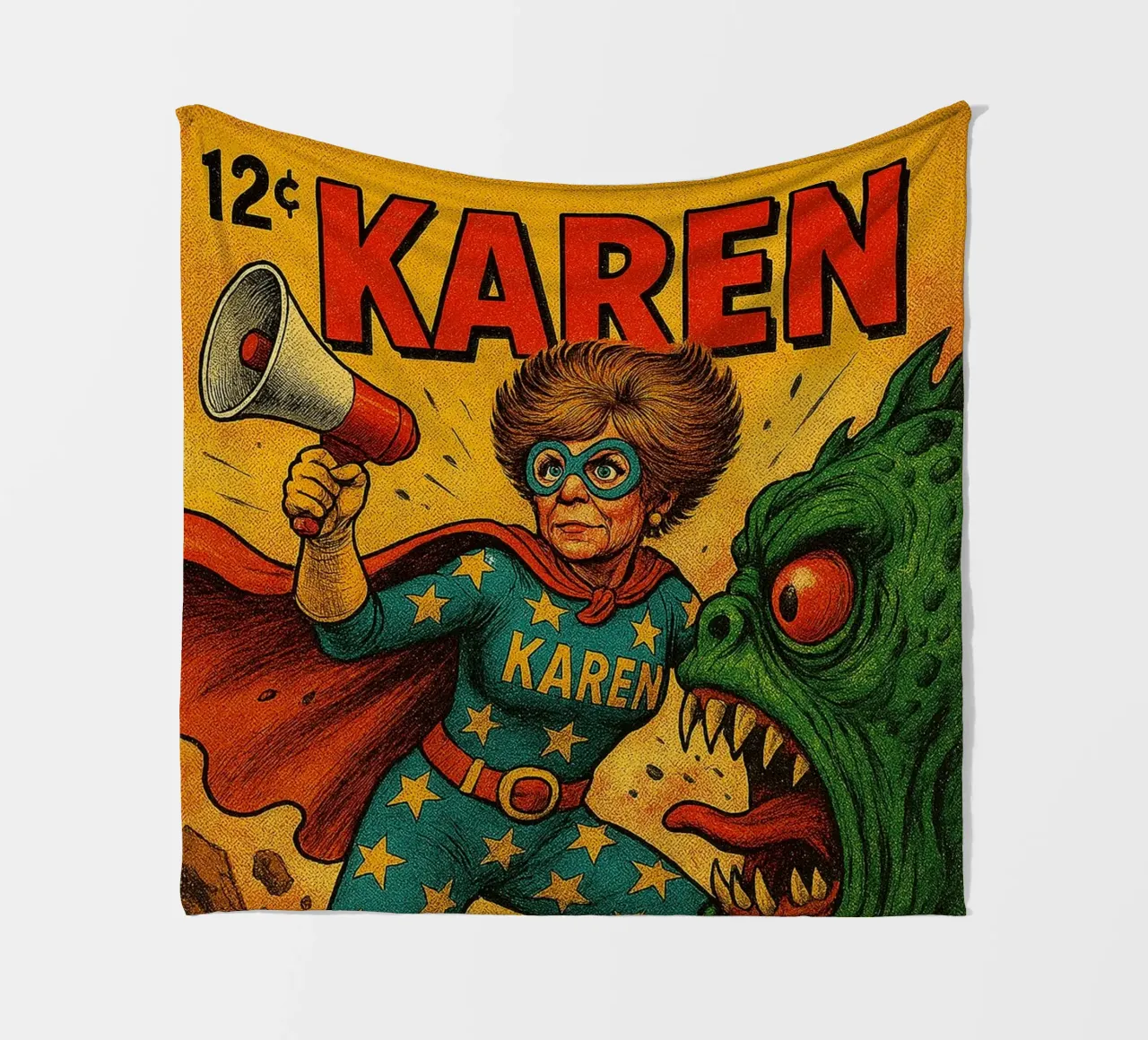 MAGA KAREN - Fresh Supes On The Block coperta in pile da Vintage Van Gogh
