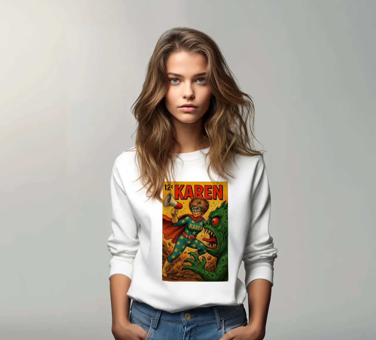 MAGA KAREN - Fresh Supes On The Block felpa da Vintage Van Gogh