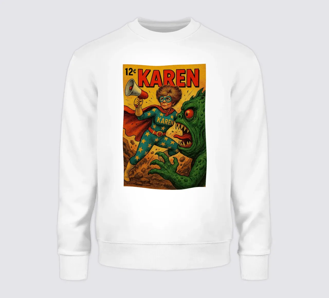 MAGA KAREN - Fresh Supes On The Block felpa da Vintage Van Gogh