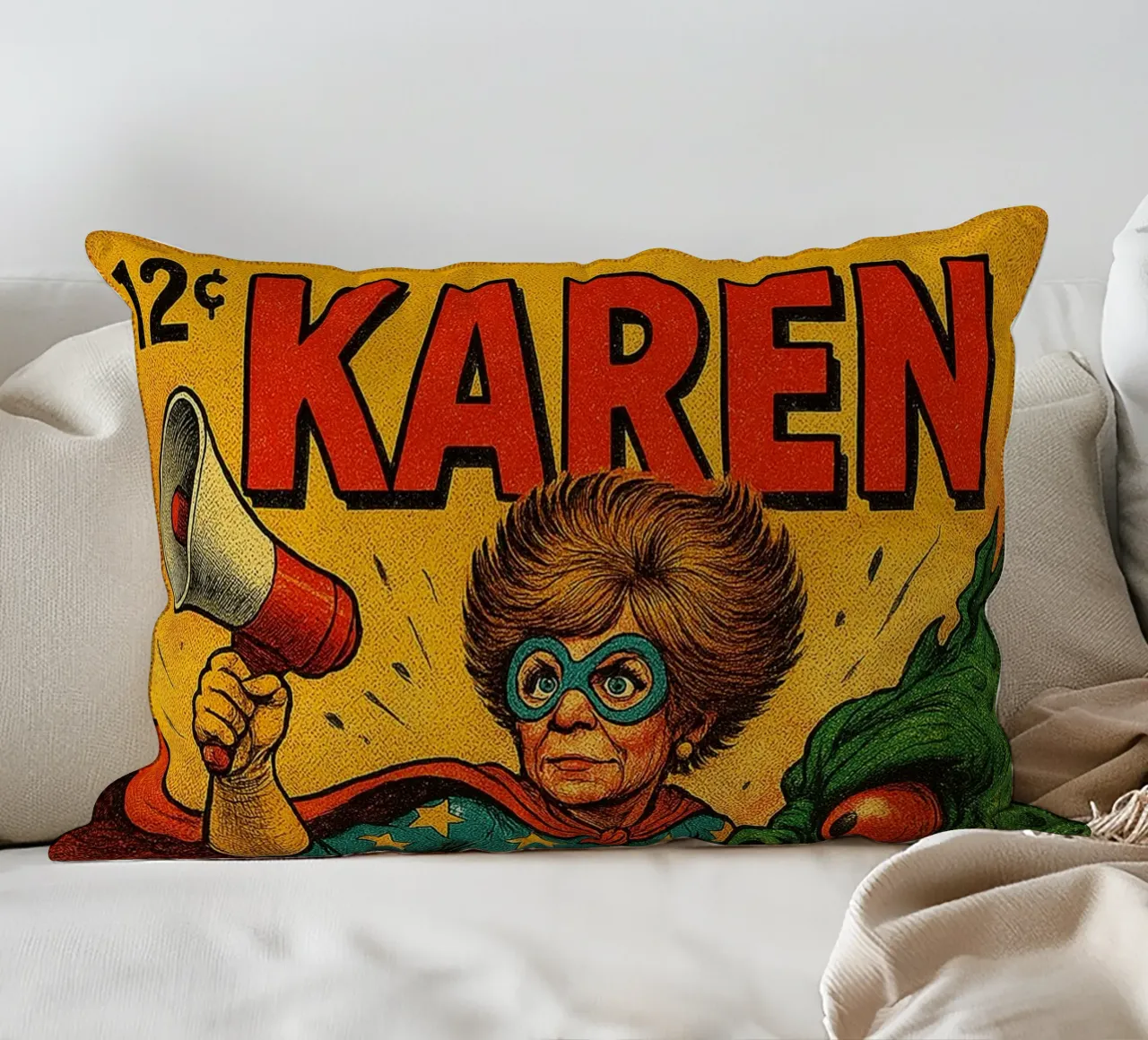 MAGA KAREN - Fresh Supes On The Block cuscino da Vintage Van Gogh