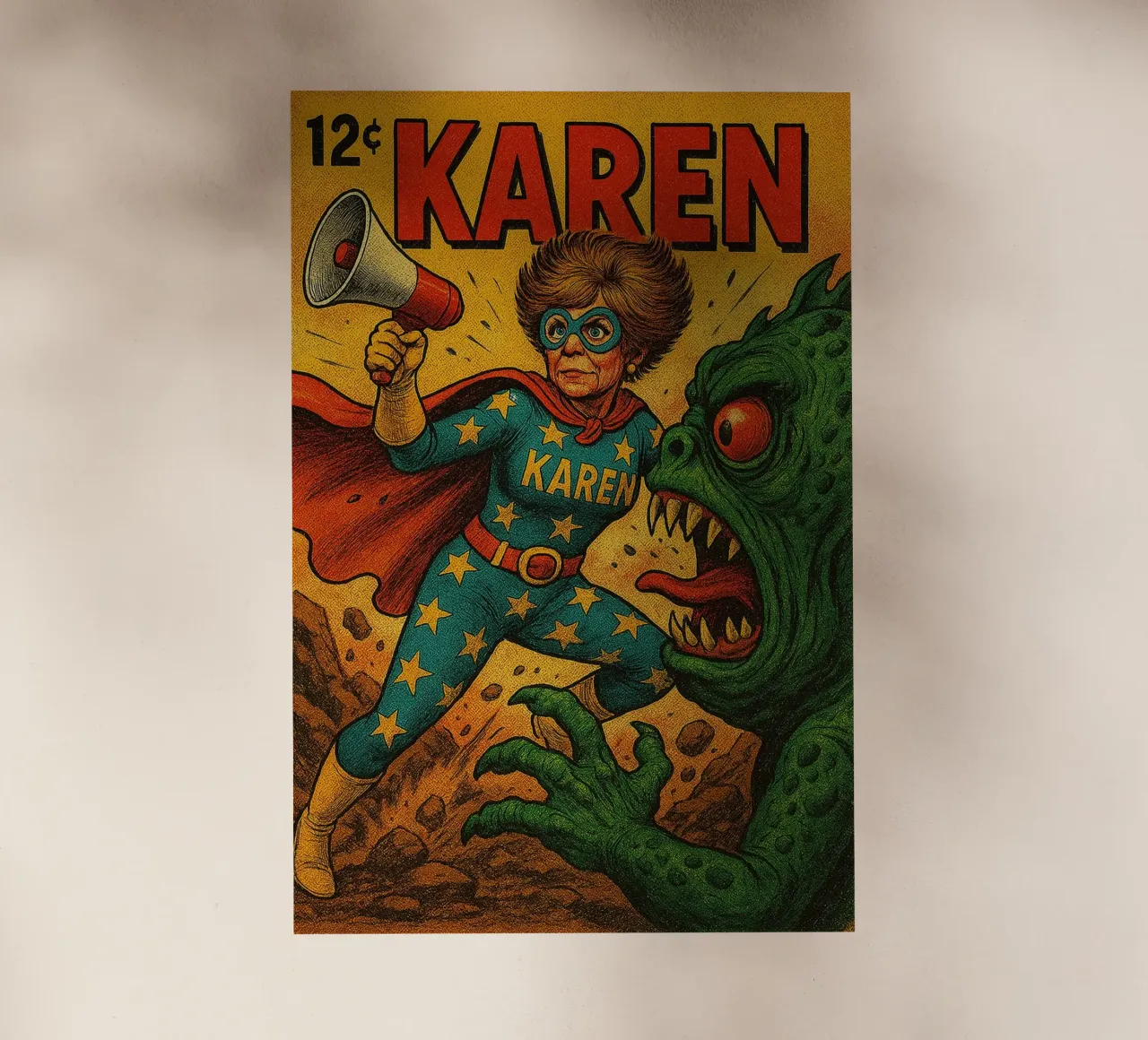 MAGA KAREN - Fresh Supes On The Block pellicola backlit da Vintage Van Gogh