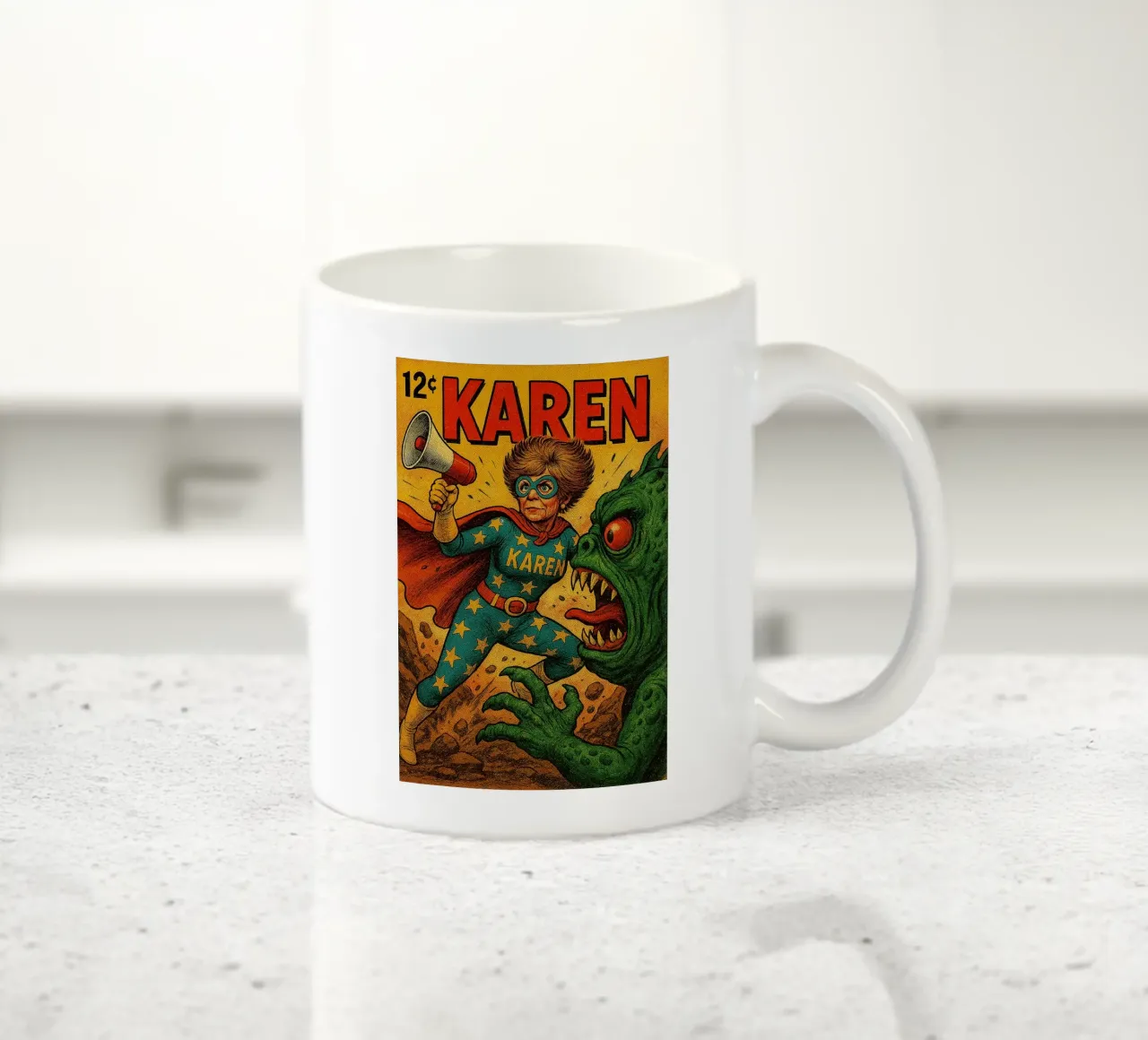 MAGA KAREN - Fresh Supes On The Block tazza in ceramica da Vintage Van Gogh