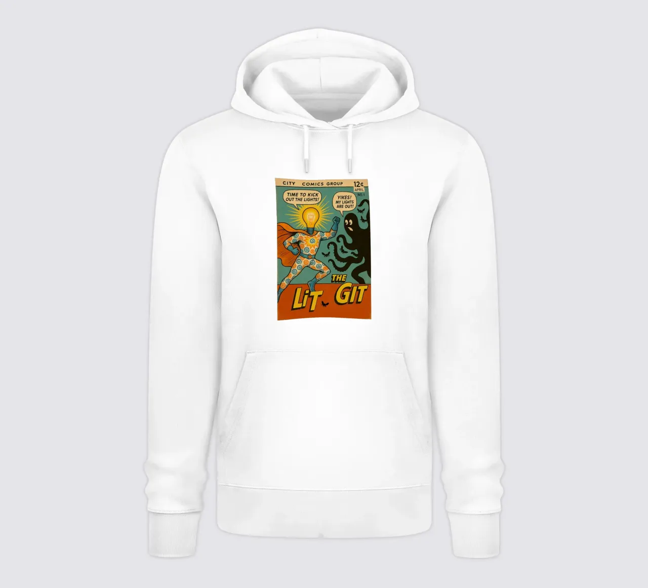 THE LIT GIT - Fresh Supes On The Block felpa con cappuccio da Vintage Van Gogh
