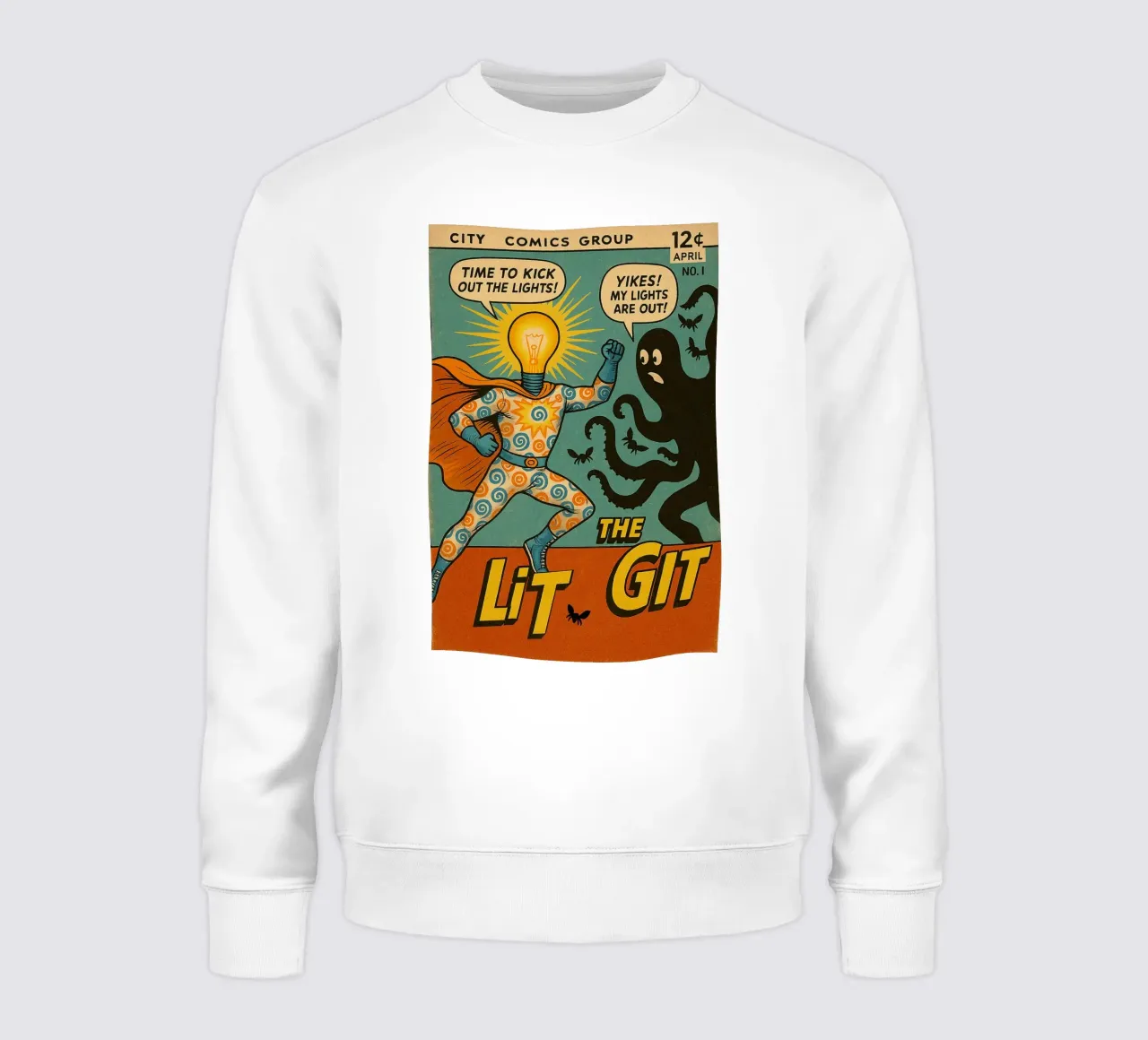 THE LIT GIT - Fresh Supes On The Block sweat de Vintage Van Gogh