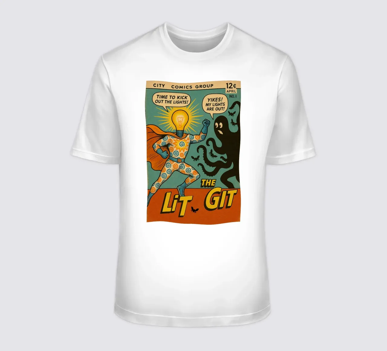 THE LIT GIT - Fresh Supes On The Block T-Shirt von Vintage Van Gogh