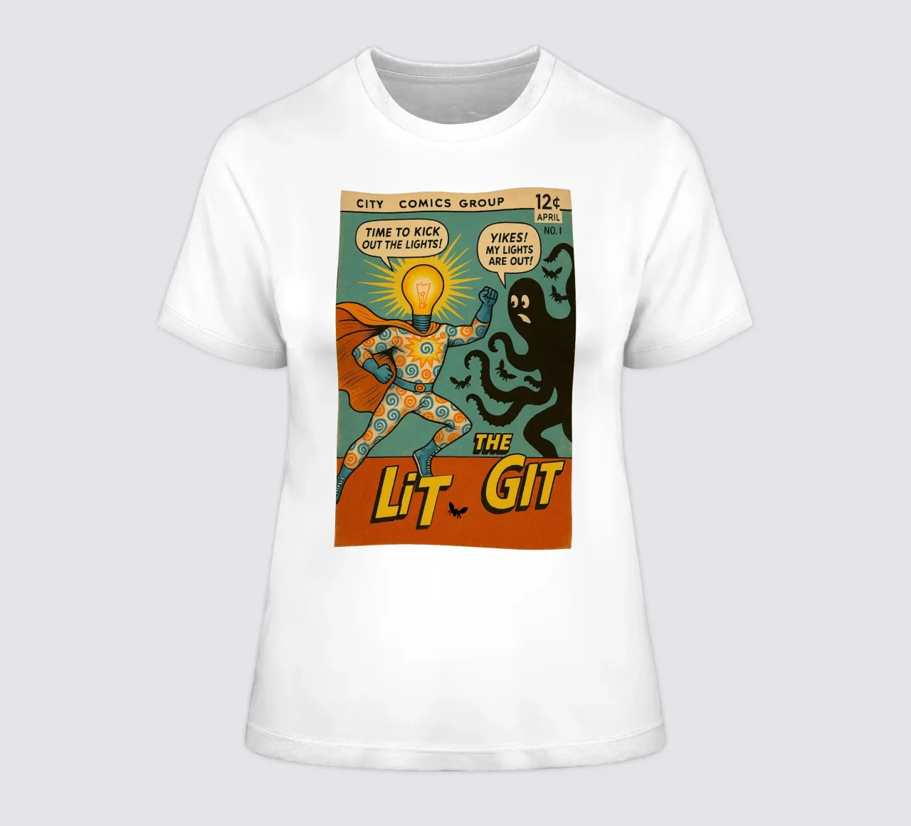 THE LIT GIT - Fresh Supes On The Block camiseta de mujer de Vintage Van Gogh