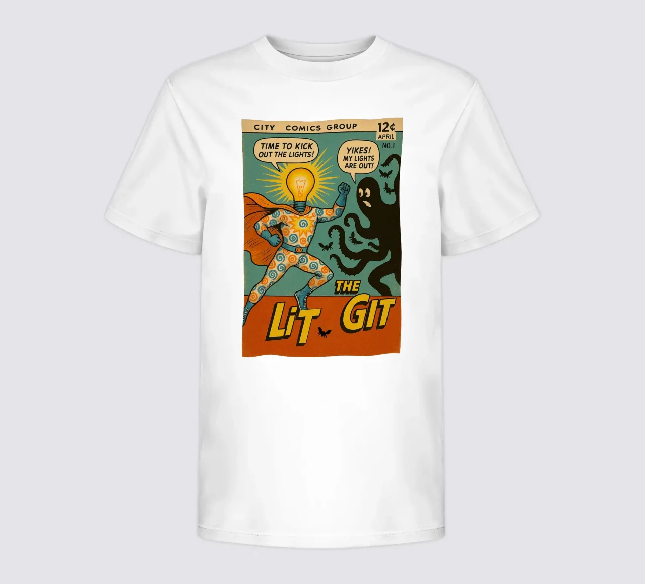 THE LIT GIT - Fresh Supes On The Block t-shirt bambini da Vintage Van Gogh