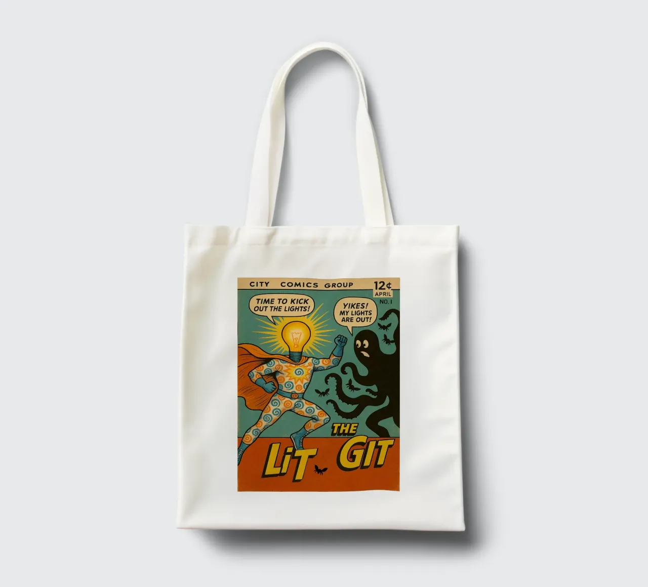 THE LIT GIT - Fresh Supes On The Block borsa in juta da Vintage Van Gogh