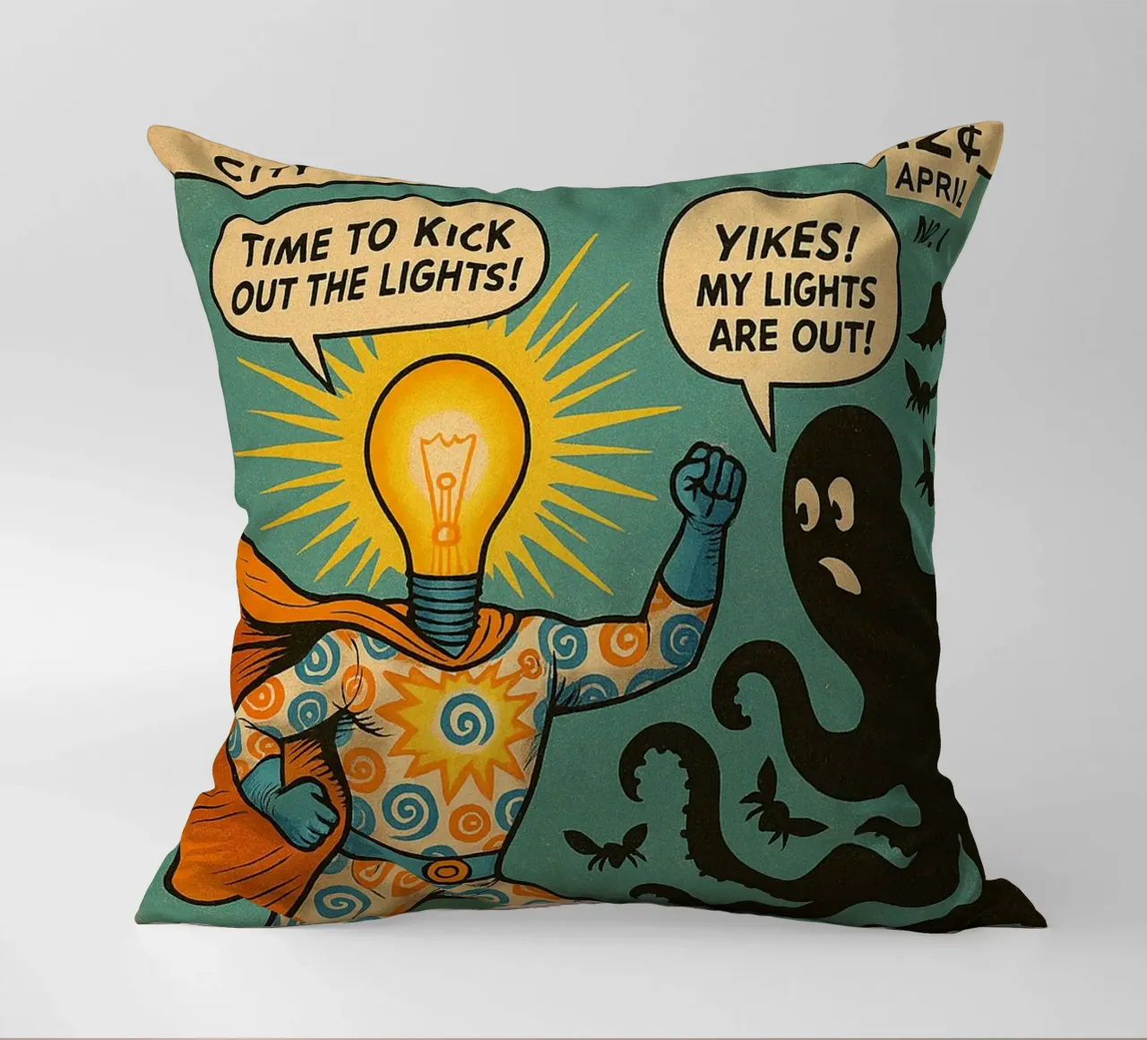 THE LIT GIT - Fresh Supes On The Block cuscino da Vintage Van Gogh