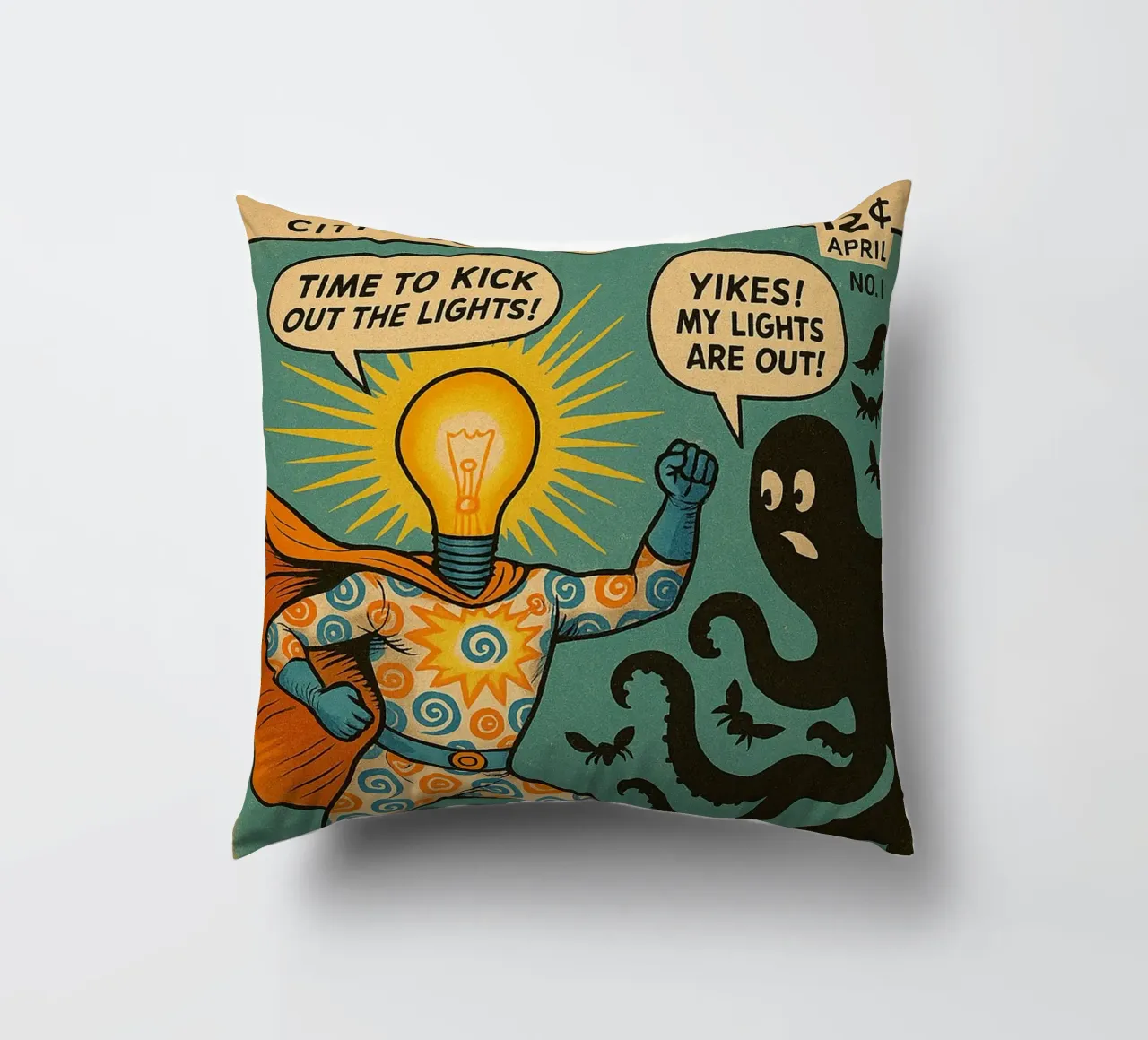 THE LIT GIT - Fresh Supes On The Block cojín de Vintage Van Gogh