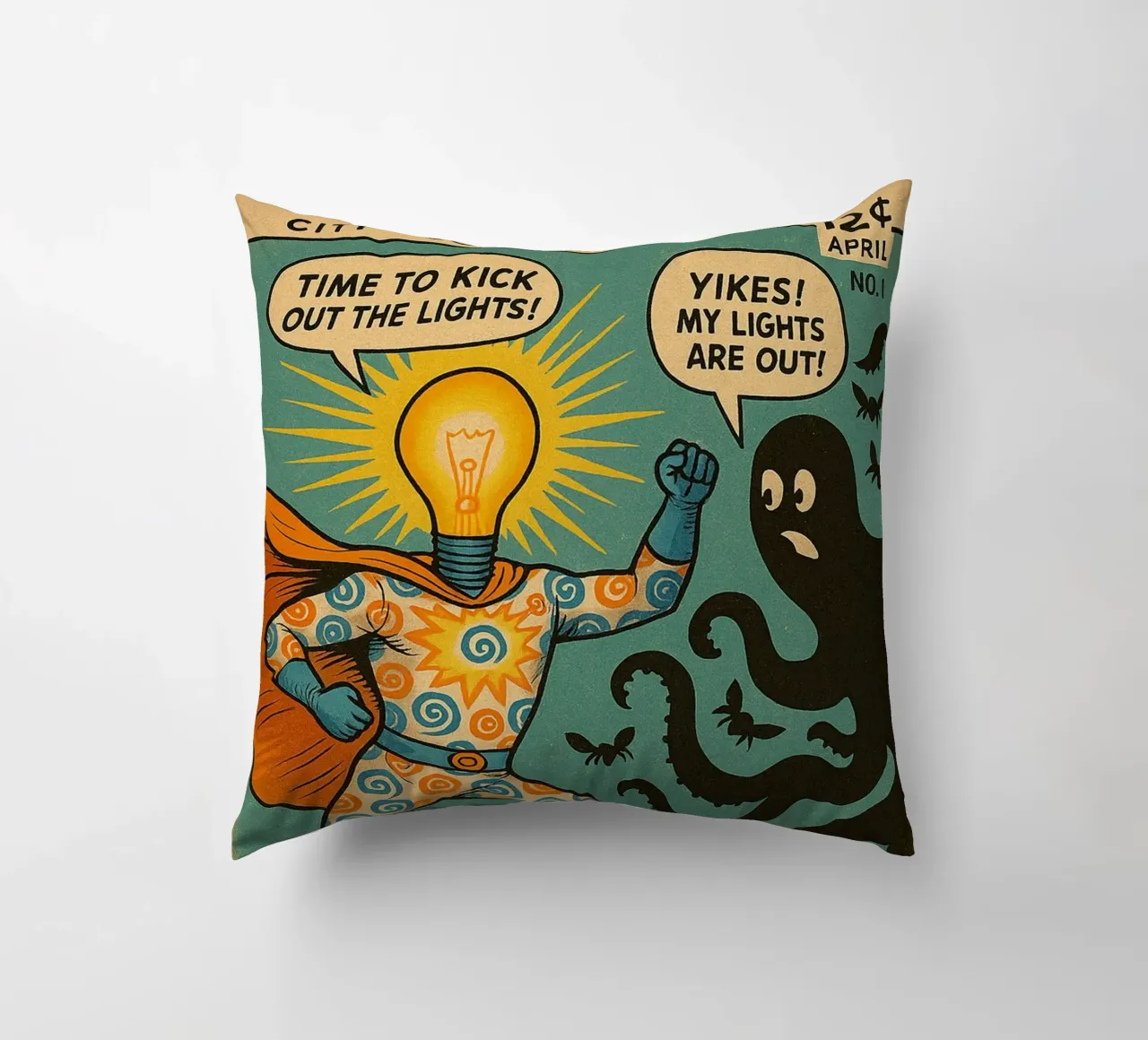 THE LIT GIT - Fresh Supes On The Block cojín de Vintage Van Gogh