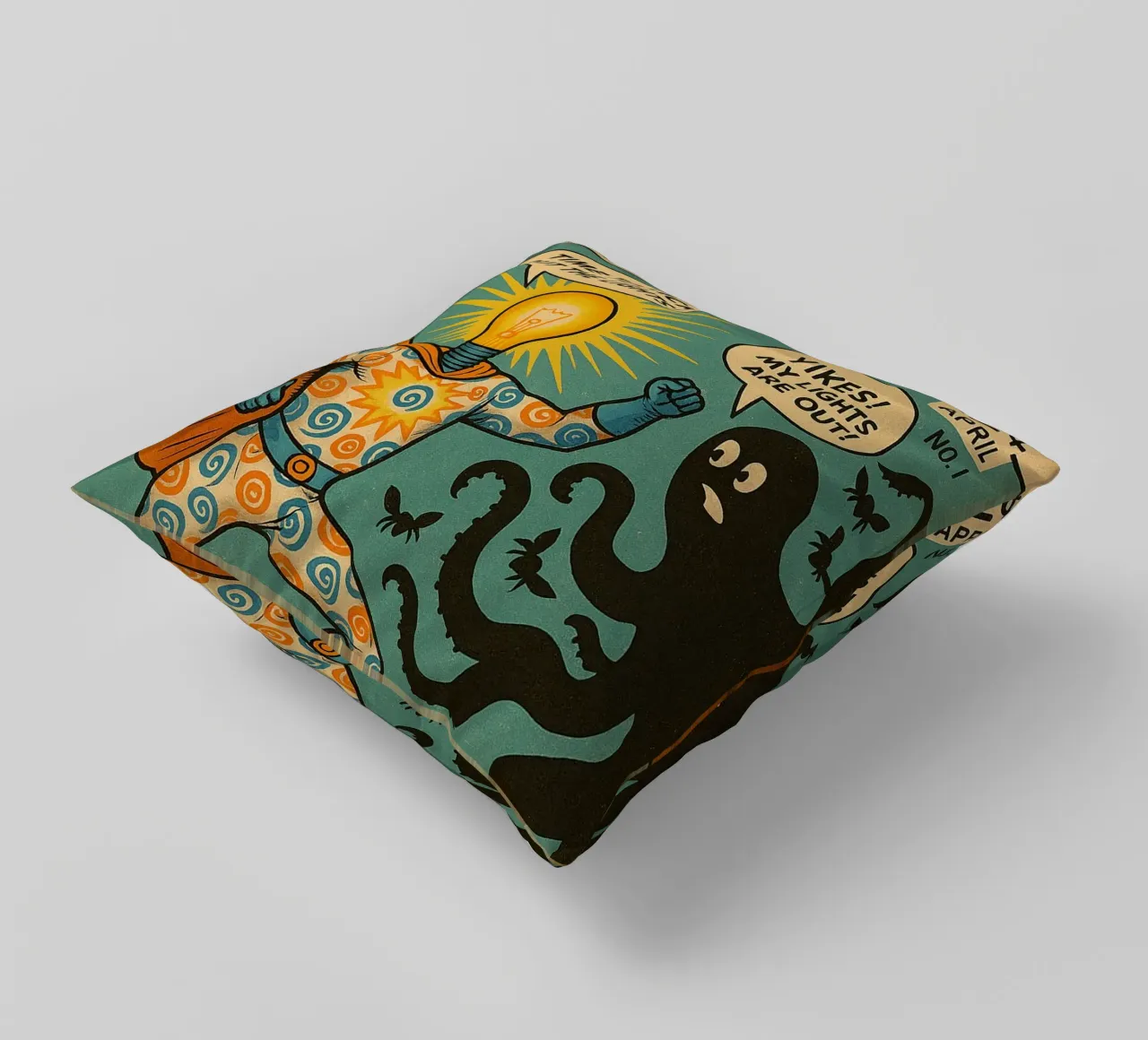 THE LIT GIT - Fresh Supes On The Block cuscino da Vintage Van Gogh