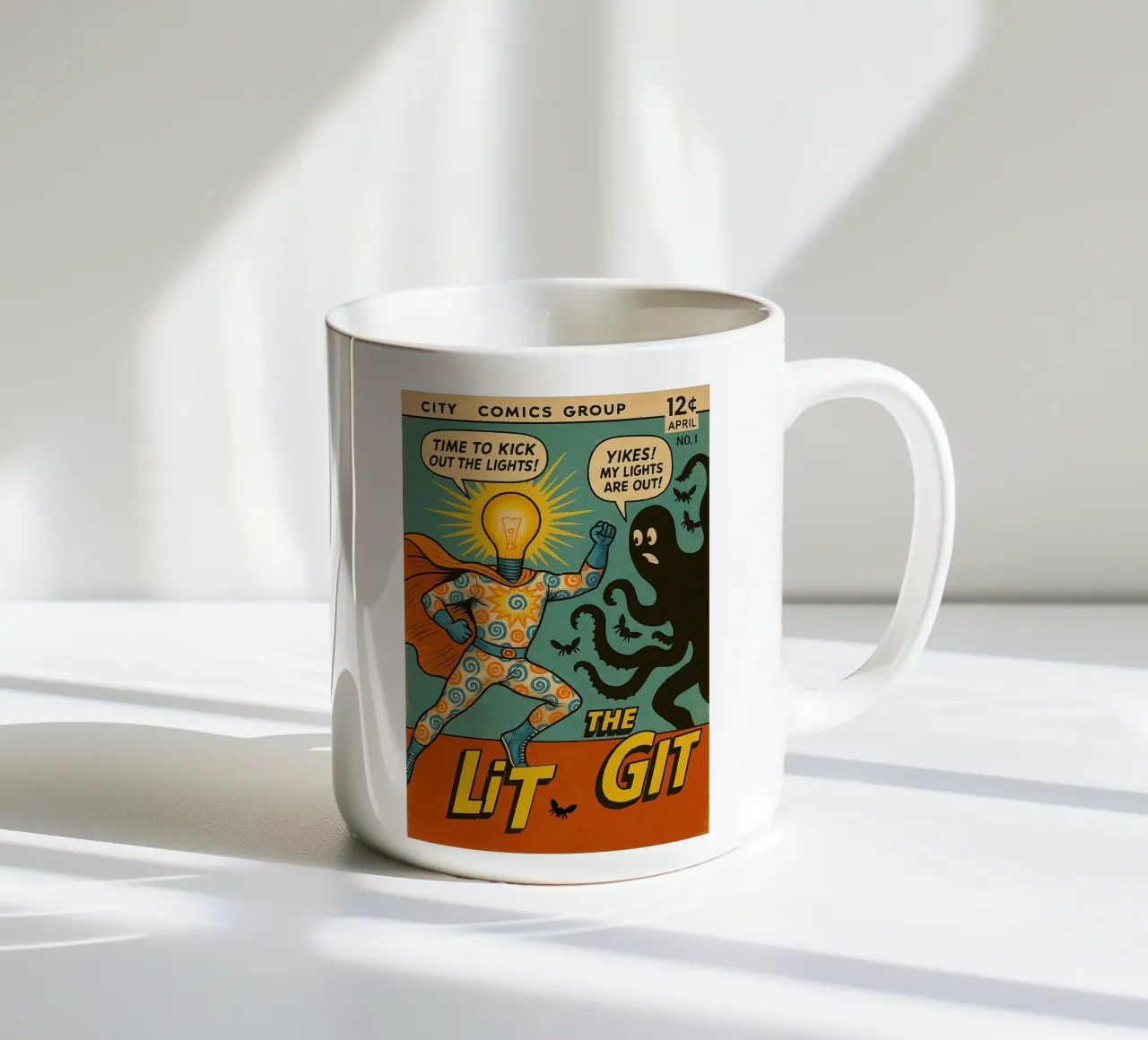 THE LIT GIT - Fresh Supes On The Block Keramik Tasse von Vintage Van Gogh