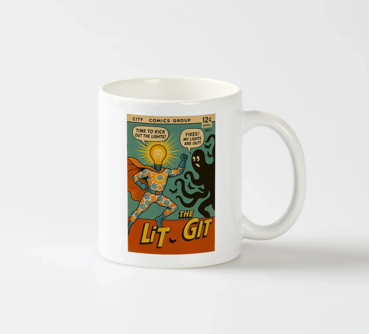 THE LIT GIT - Fresh Supes On The Block Keramik Tasse von Vintage Van Gogh