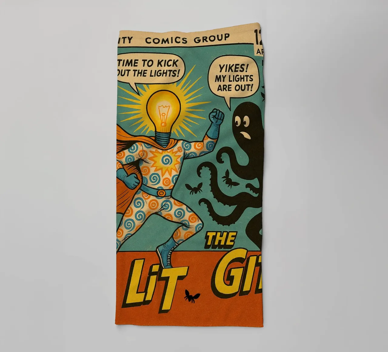 THE LIT GIT - Fresh Supes On The Block towel by Vintage Van Gogh