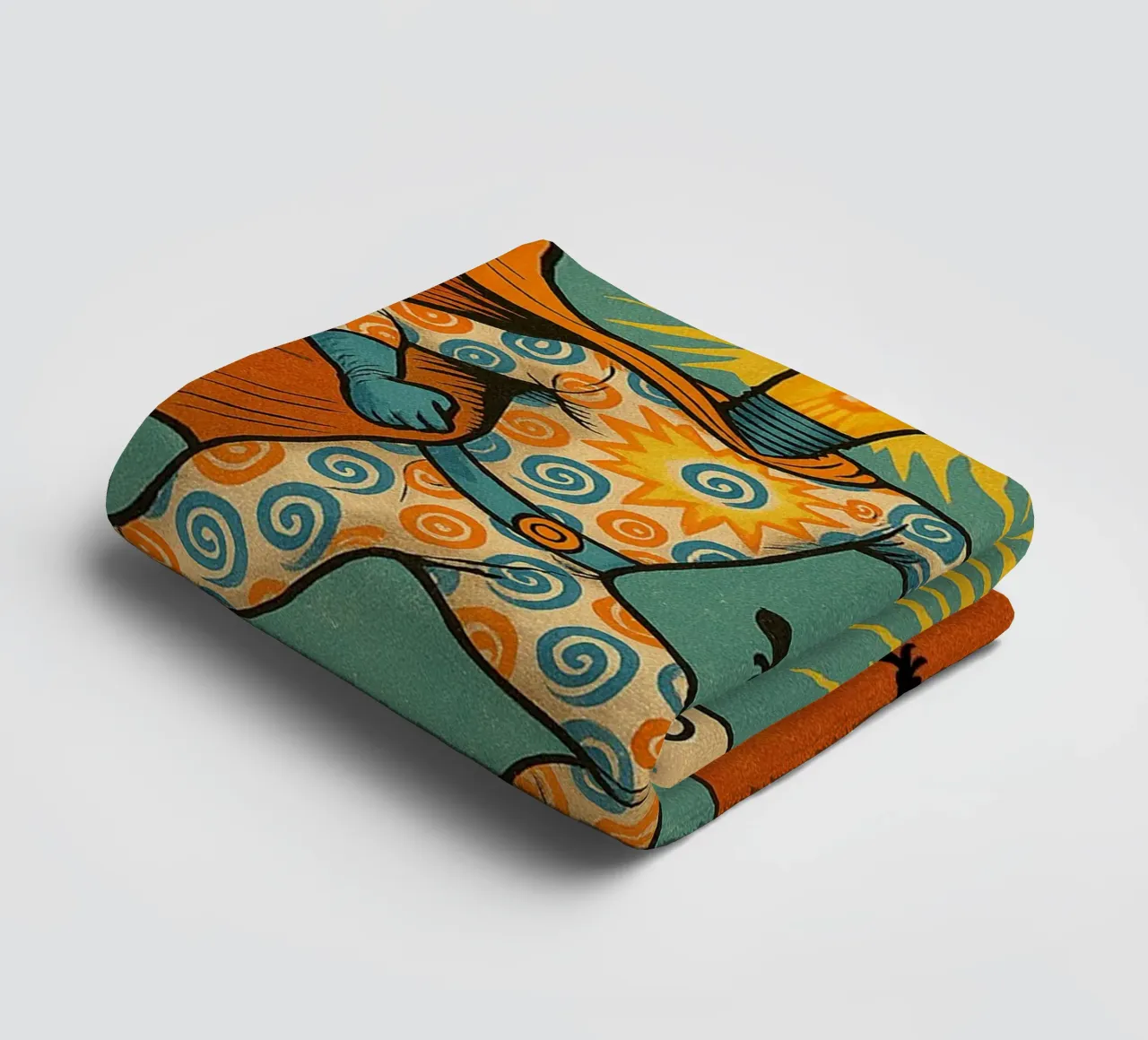 THE LIT GIT - Fresh Supes On The Block towel by Vintage Van Gogh