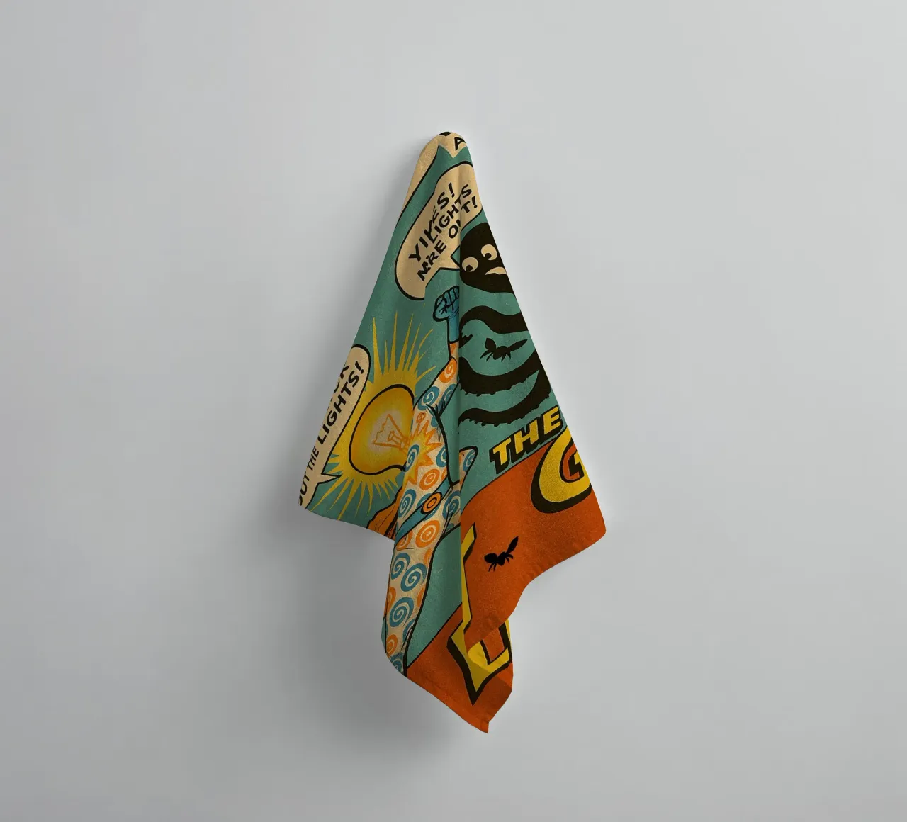 THE LIT GIT - Fresh Supes On The Block towel by Vintage Van Gogh