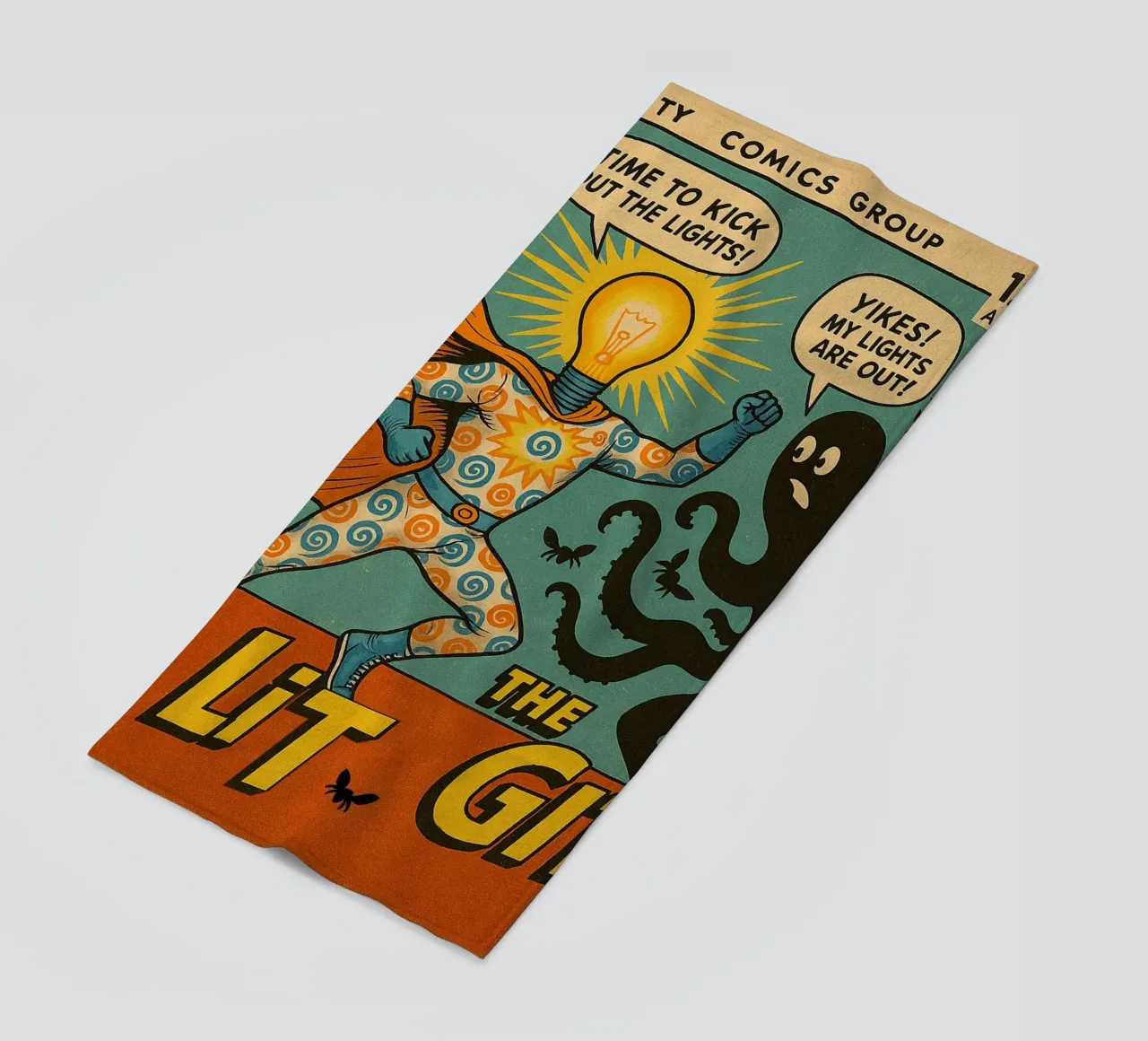 THE LIT GIT - Fresh Supes On The Block strandhanddoek van Vintage Van Gogh
