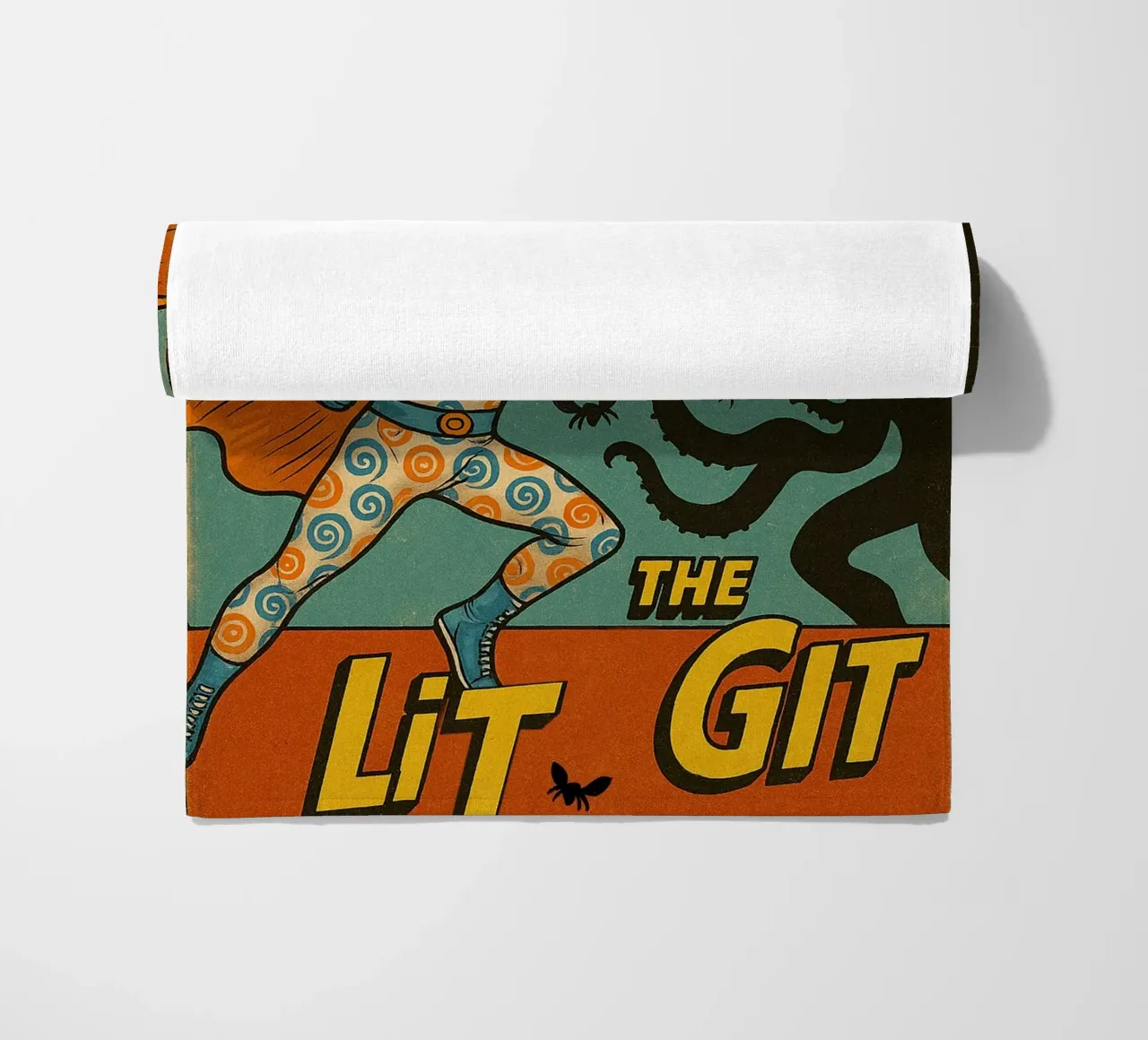THE LIT GIT - Fresh Supes On The Block strandhanddoek van Vintage Van Gogh