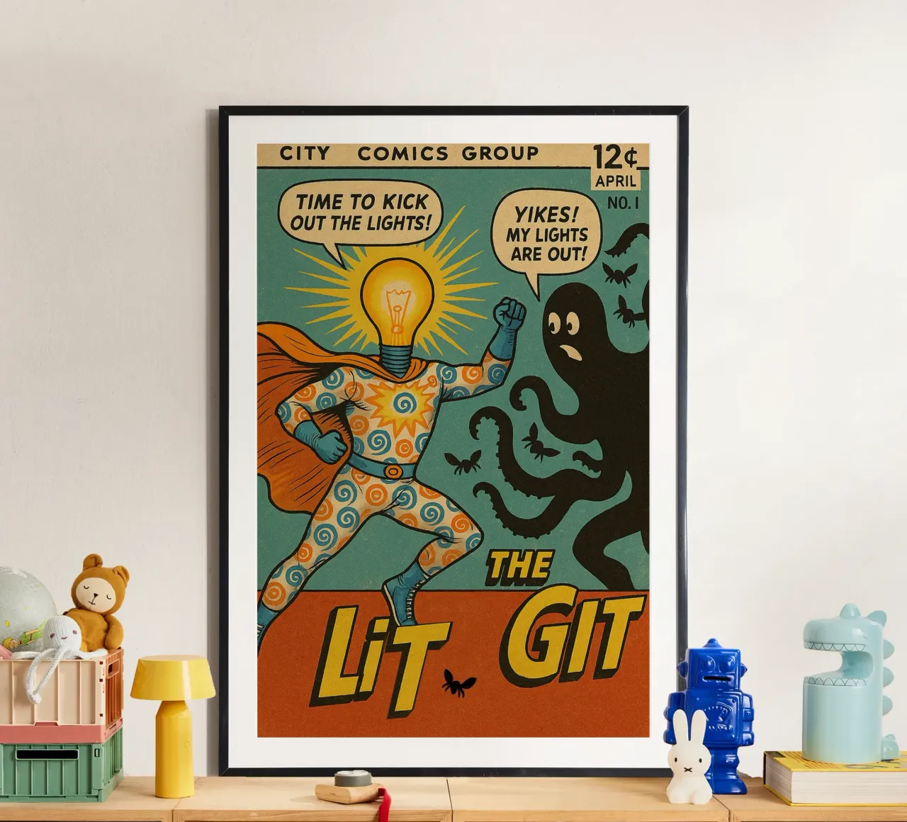 THE LIT GIT - Fresh Supes On The Block carta hahnemühle da Vintage Van Gogh