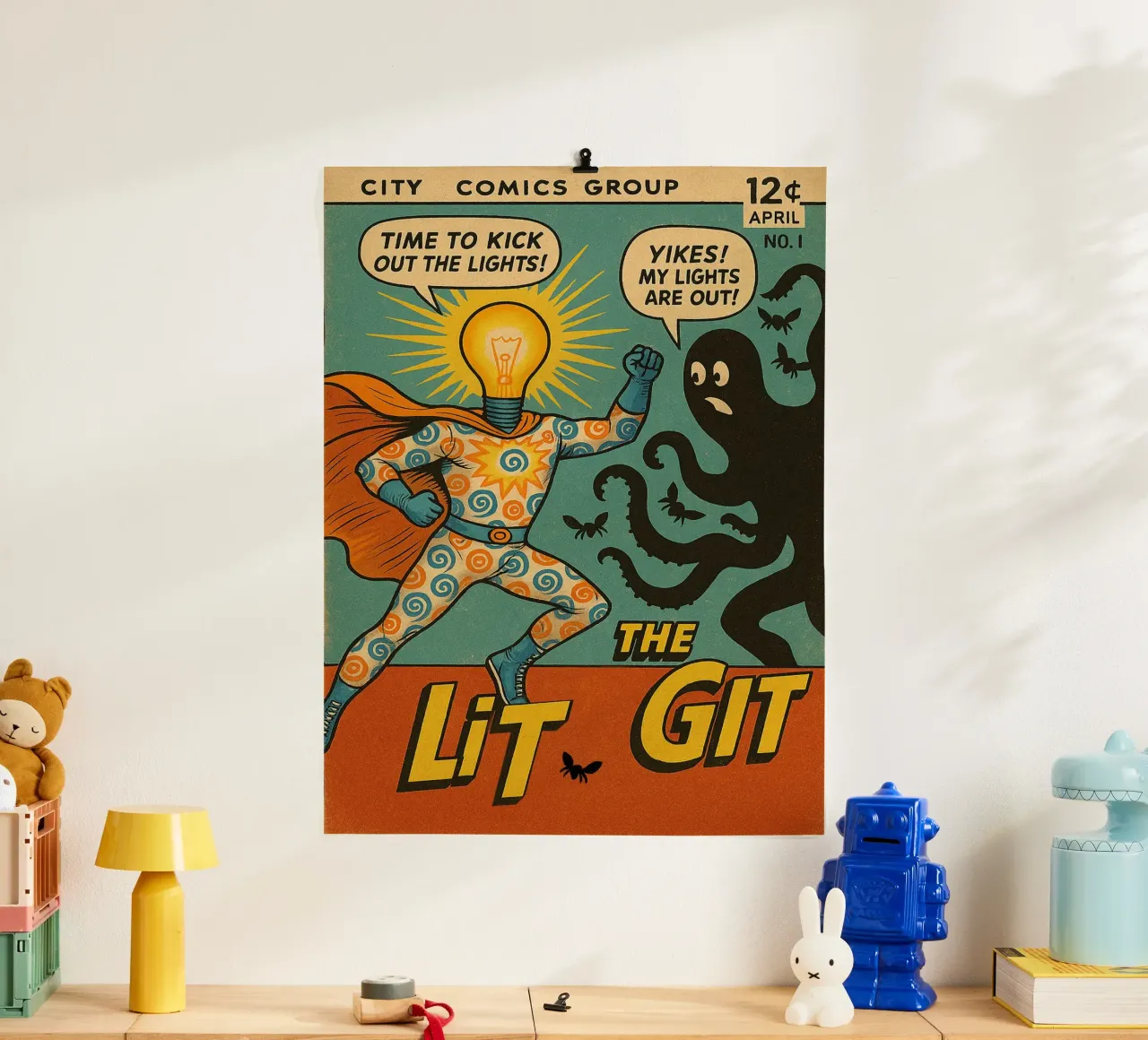 THE LIT GIT - Fresh Supes On The Block Hahnemühle von Vintage Van Gogh