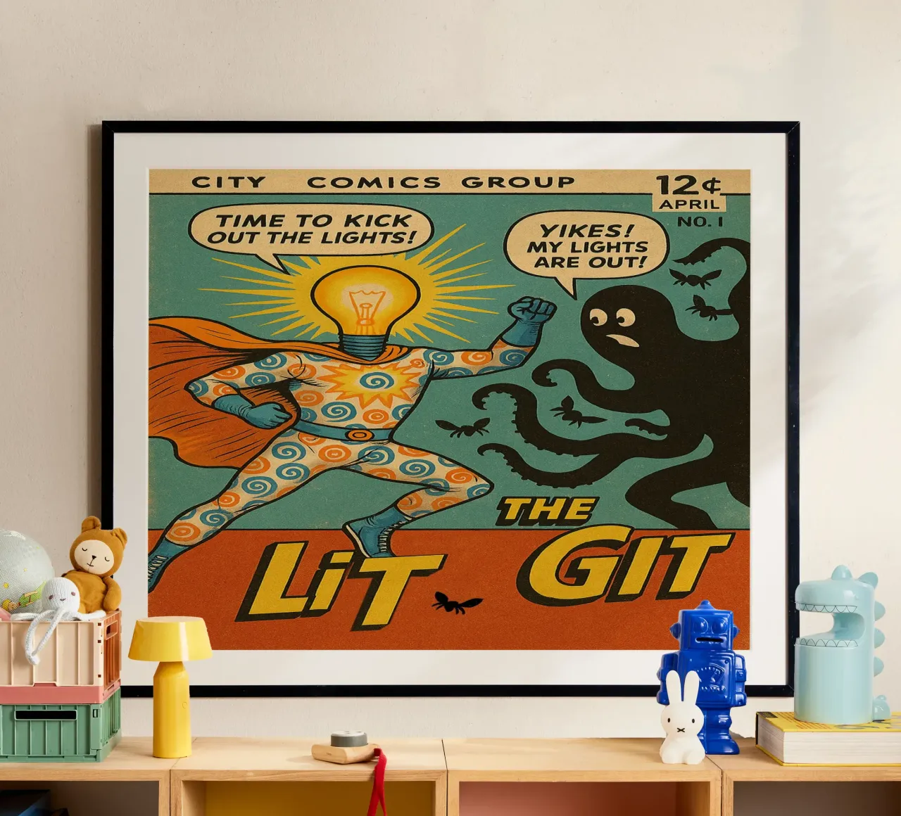 THE LIT GIT - Fresh Supes On The Block Hahnemühle von Vintage Van Gogh