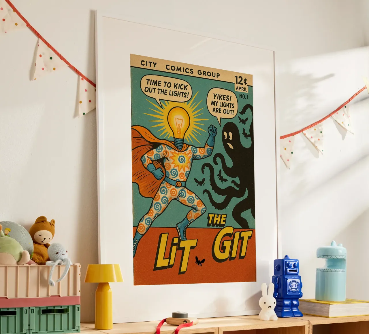 THE LIT GIT - Fresh Supes On The Block Hahnemühle von Vintage Van Gogh