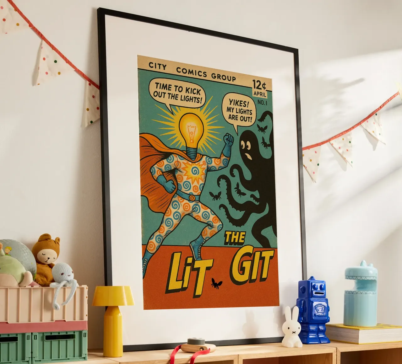 THE LIT GIT - Fresh Supes On The Block Hahnemühle von Vintage Van Gogh