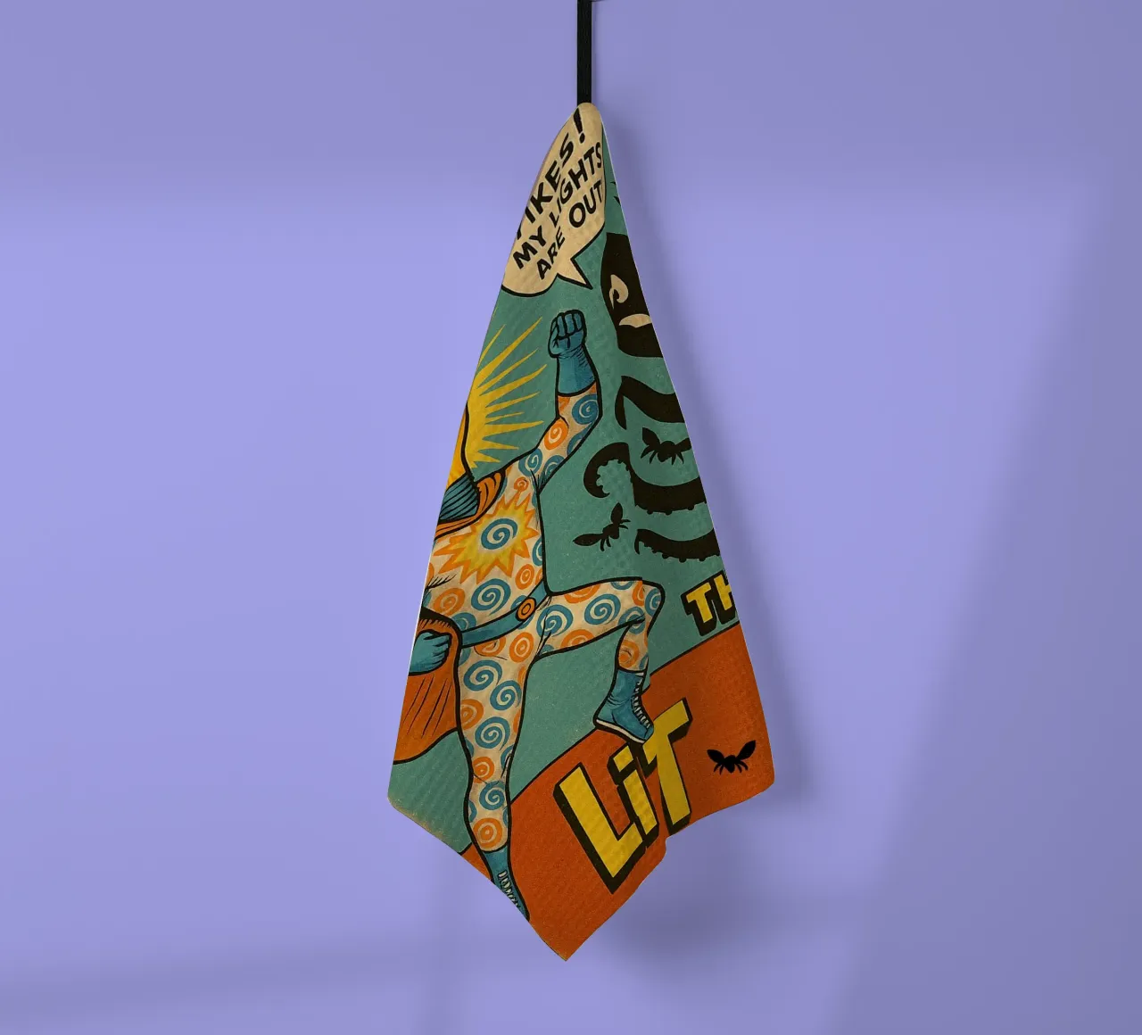 THE LIT GIT - Fresh Supes On The Block canovaccio da cucina da Vintage Van Gogh