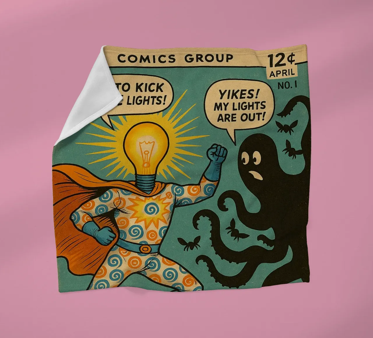 THE LIT GIT - Fresh Supes On The Block Fleecedecke von Vintage Van Gogh