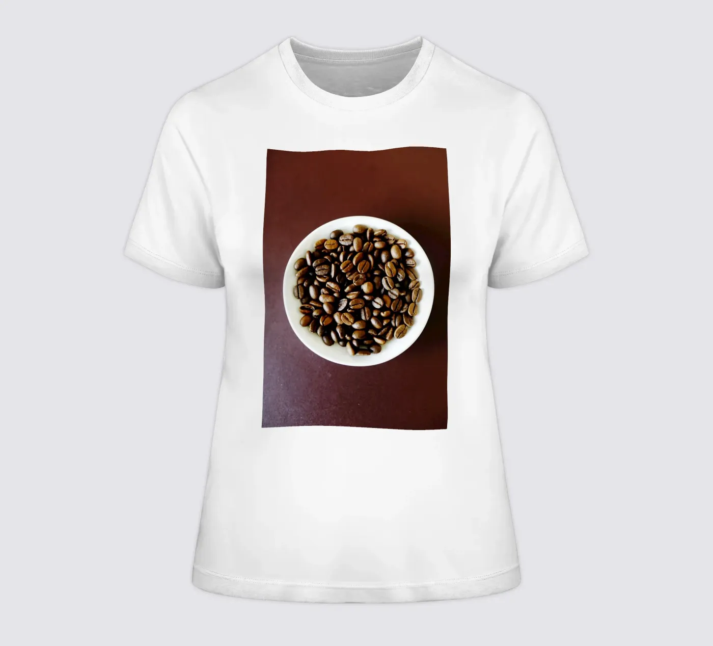 caffè, caffè, caffè t-shirt da donna da fotokunst