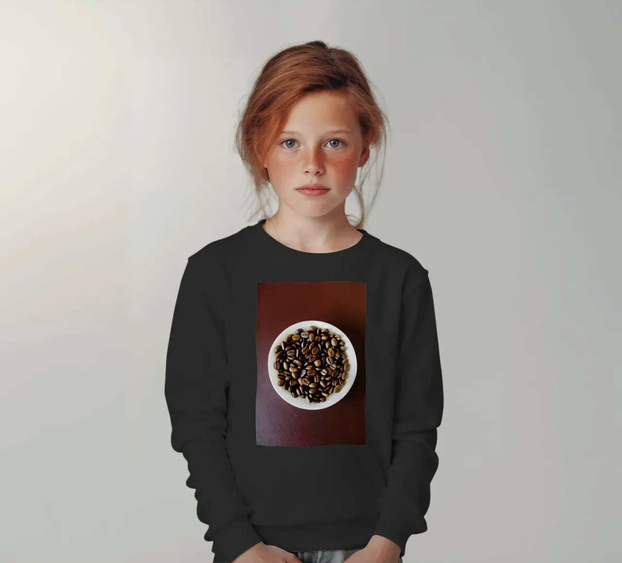 caffè, caffè, caffè felpa bambino da fotokunst