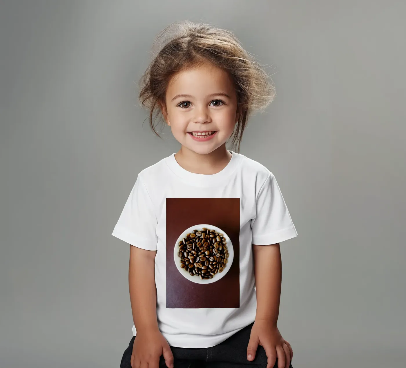 caffè, caffè, caffè t-shirt bambini da fotokunst