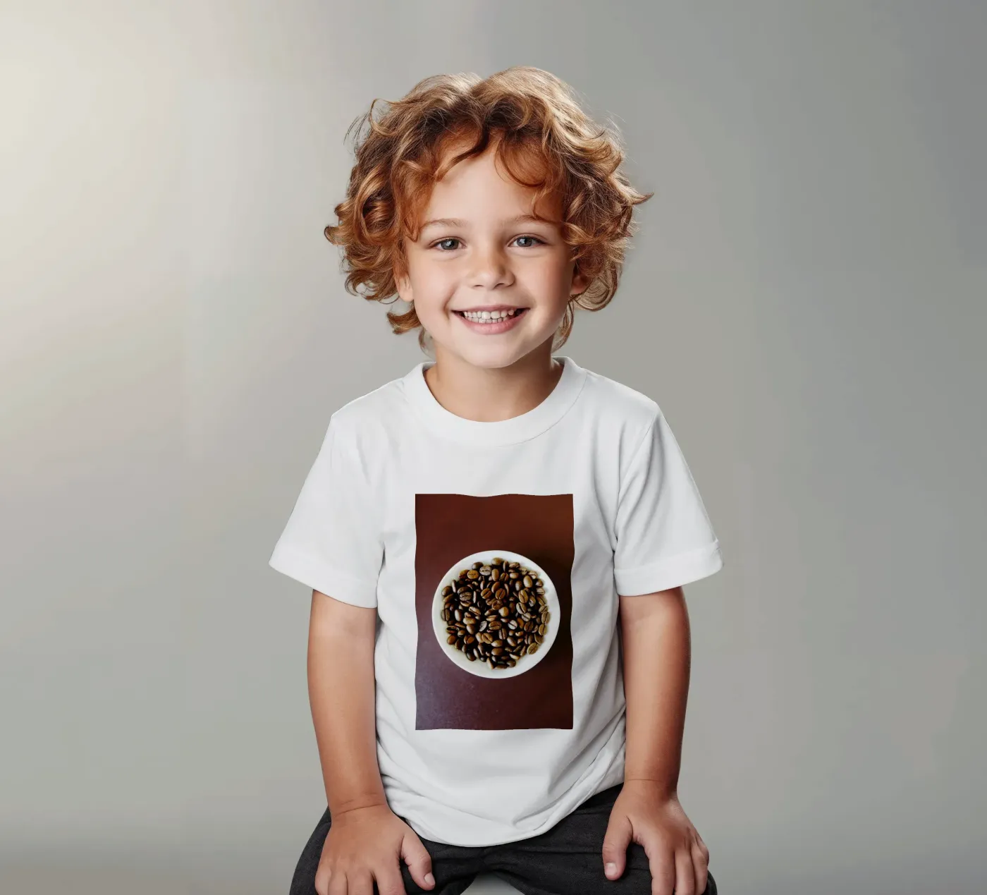 caffè, caffè, caffè t-shirt bambini da fotokunst