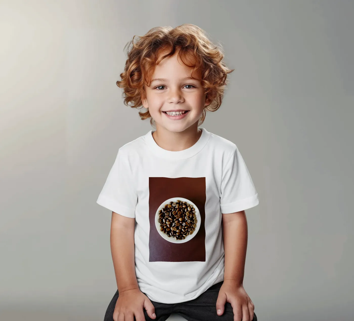 caffè, caffè, caffè t-shirt bambini da fotokunst