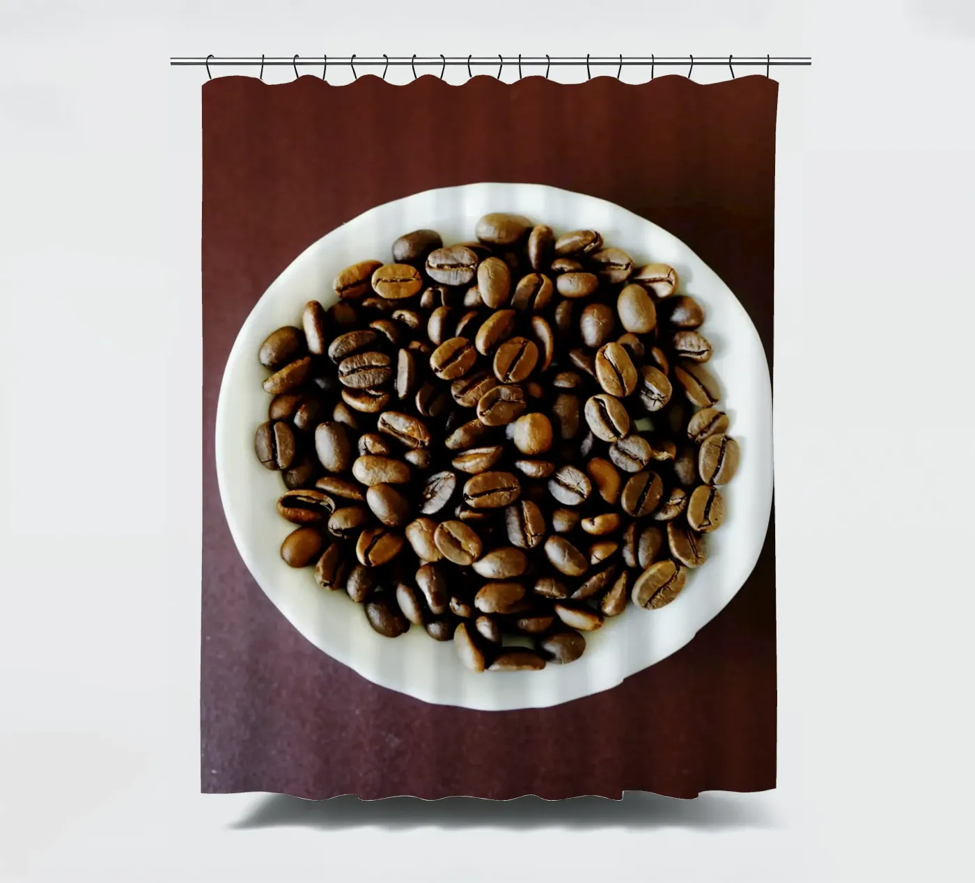 caffè, caffè, caffè tenda da doccia da fotokunst
