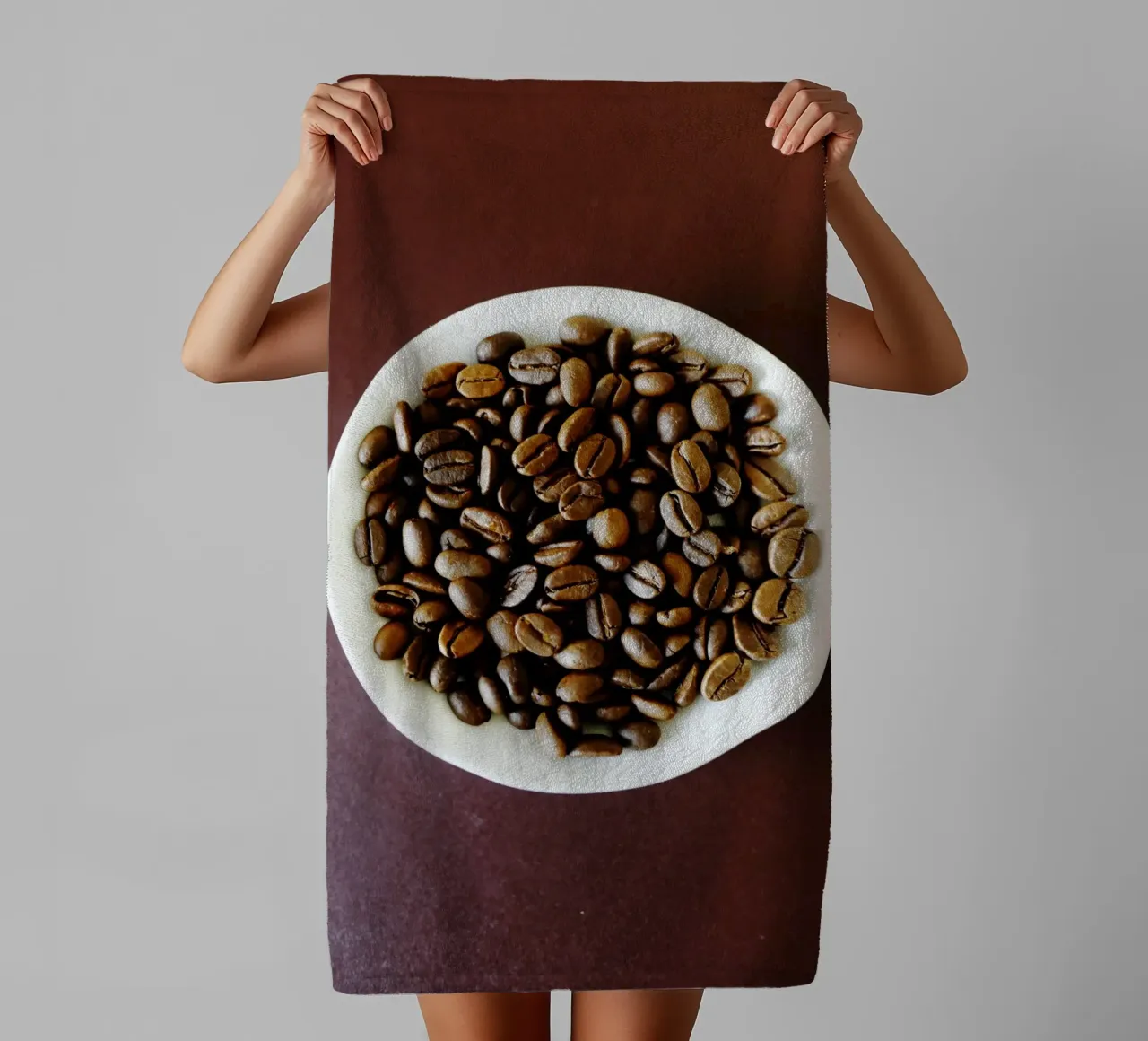 caffè, caffè, caffè asciugamano da bagno da fotokunst