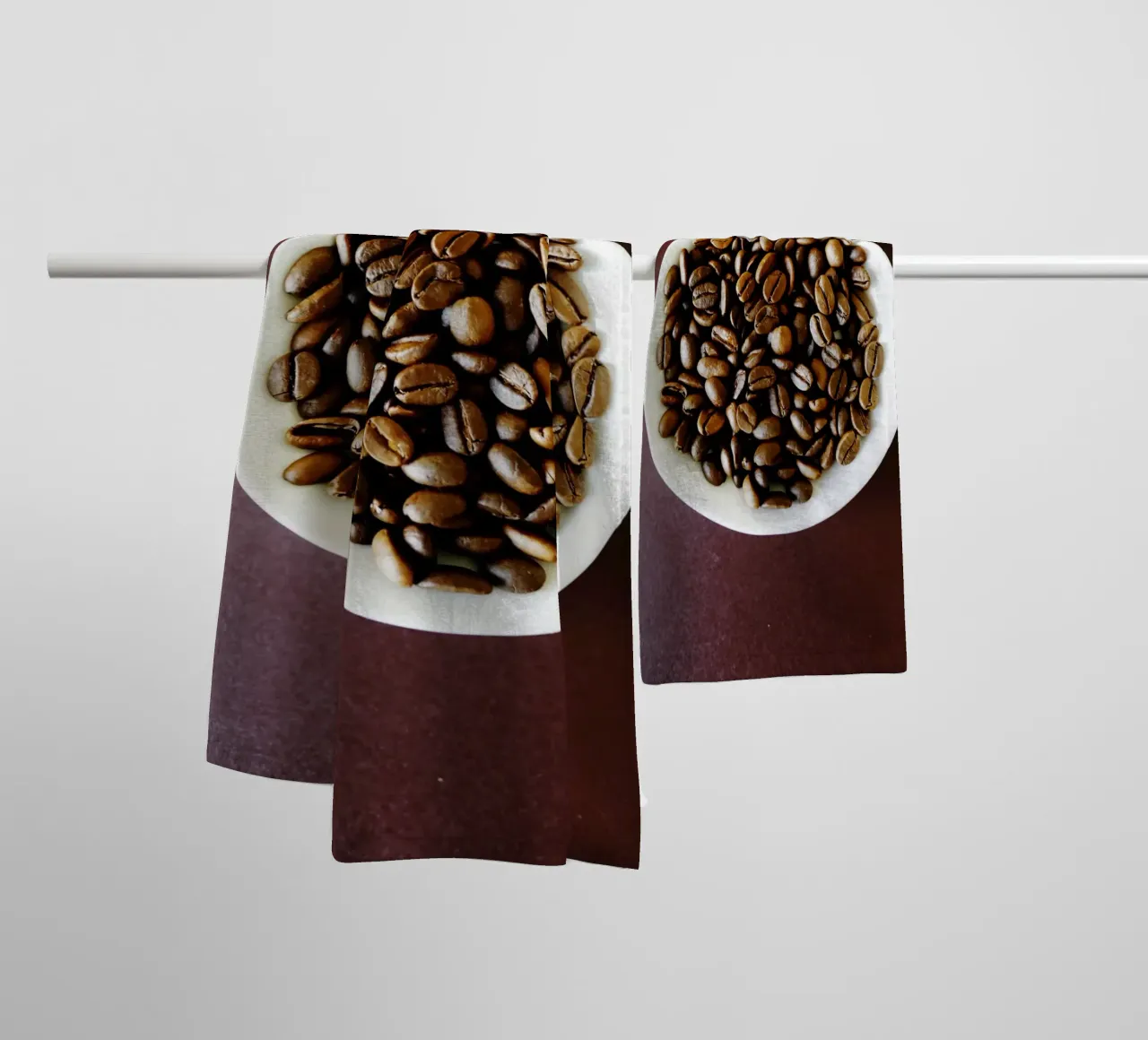 caffè, caffè, caffè asciugamano da bagno da fotokunst