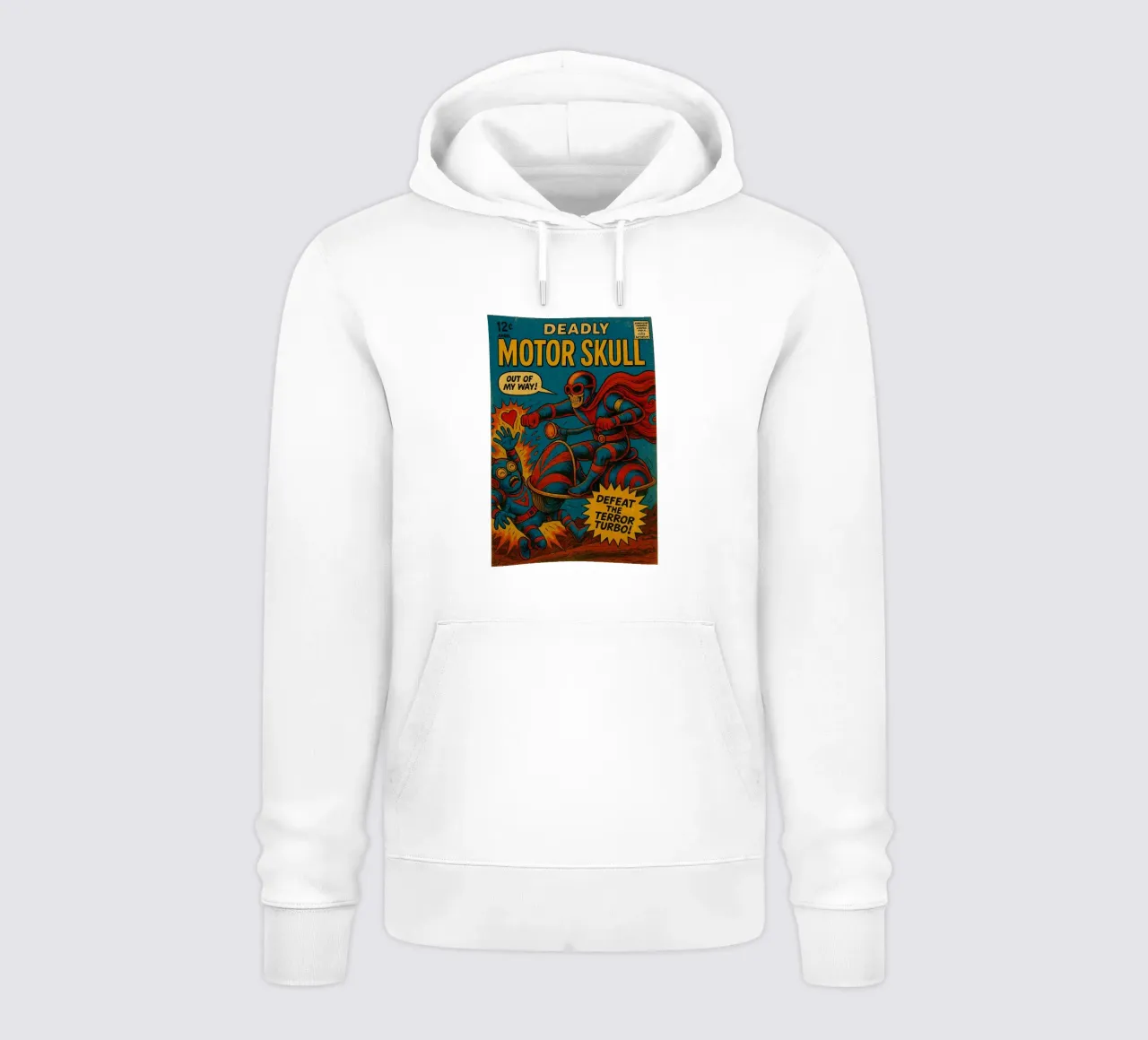 MOTOR SKULL - Fresh Supes On The Block sudadera con capucha de Vintage Van Gogh