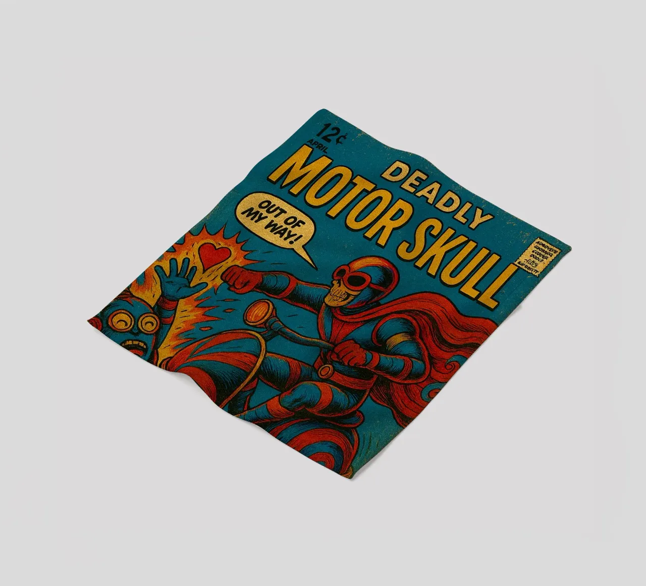 MOTOR SKULL - Fresh Supes On The Block coperta in pile da Vintage Van Gogh